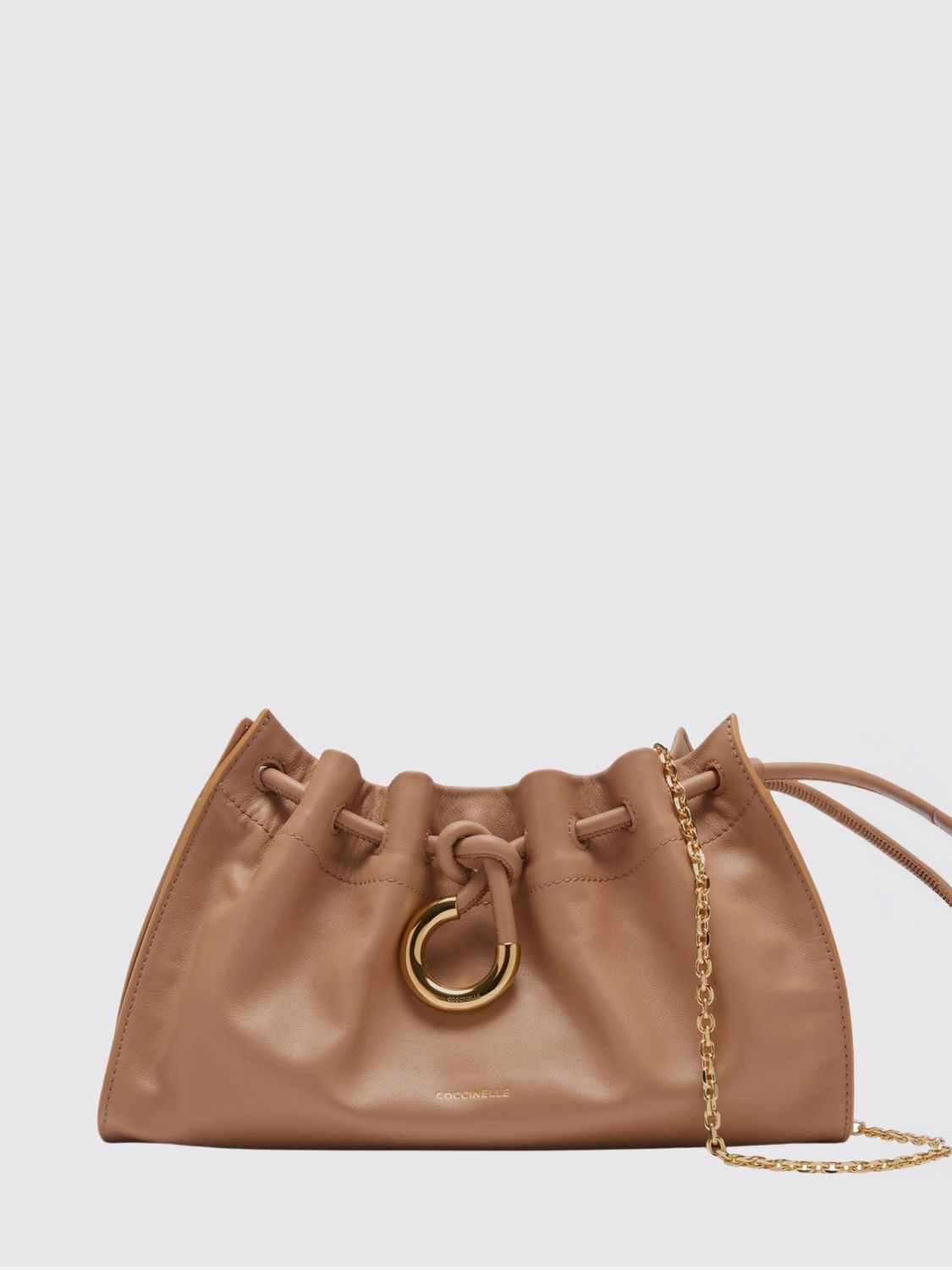 Clutch Isabela Coccinelle in pelle arricciata