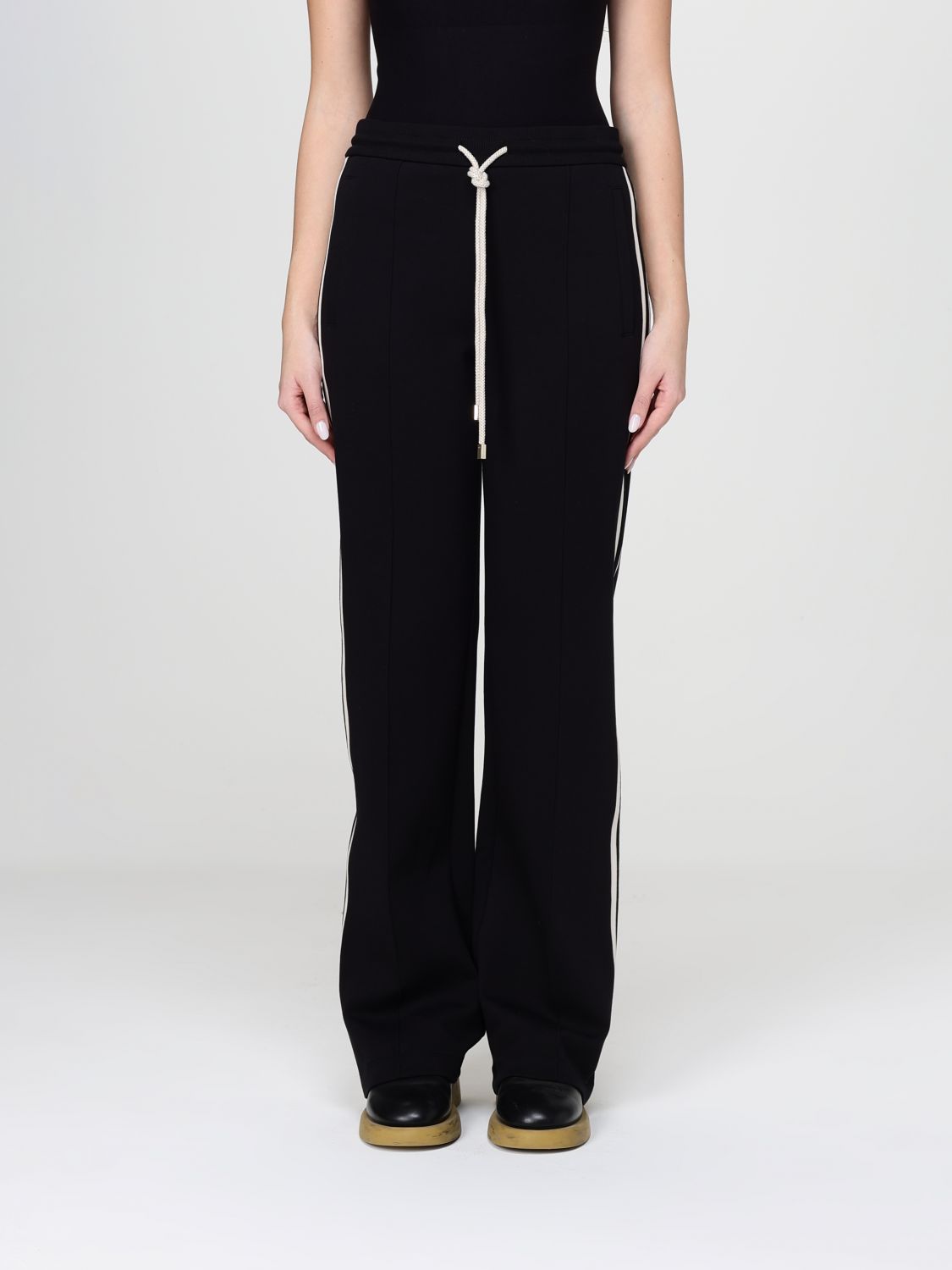 's Max Mara Cotton Jogging Trousers In Black