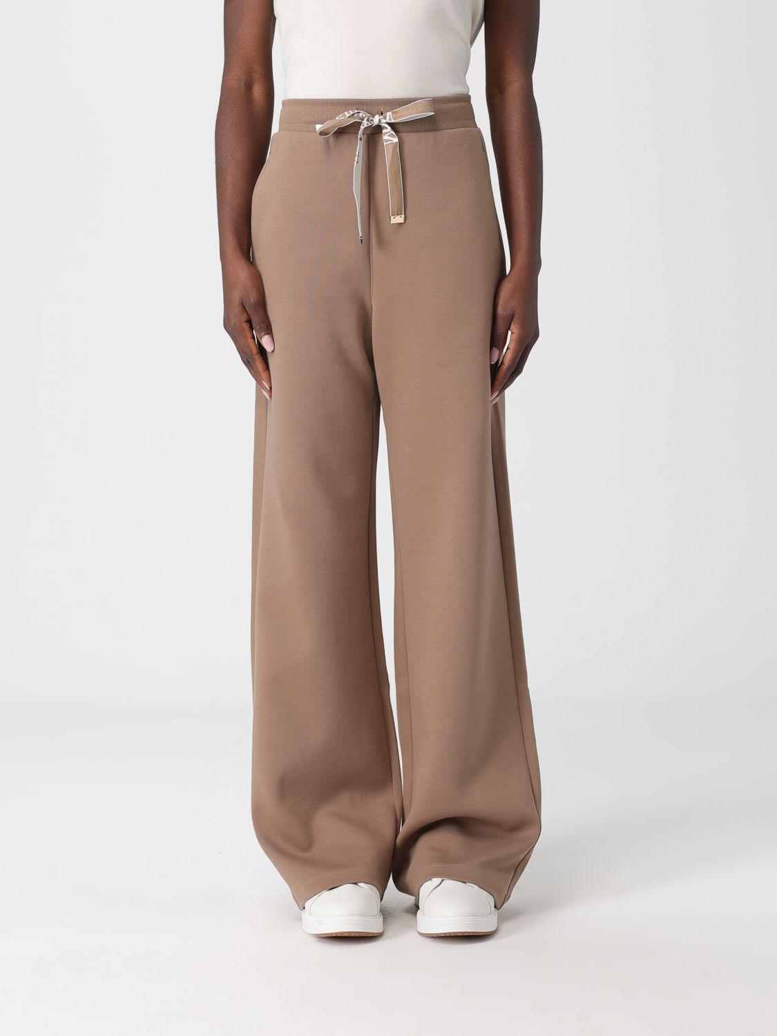 Pants 'S MAX MARA Woman color Camel