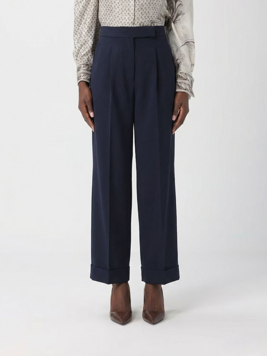 MAX MARA Hose Damen Farbe Blau
