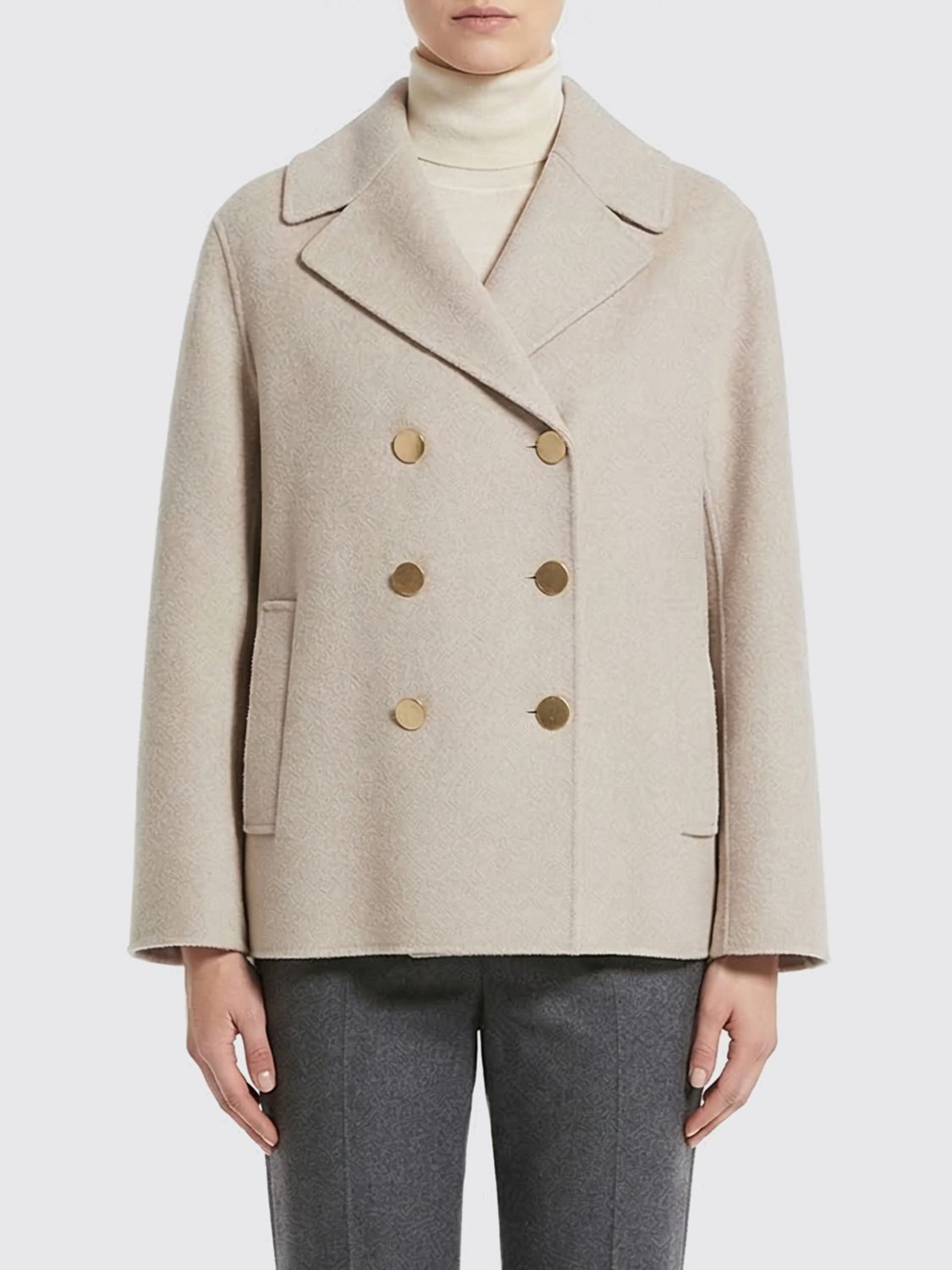 'S MAX MARA Mantel Damen Farbe Sand