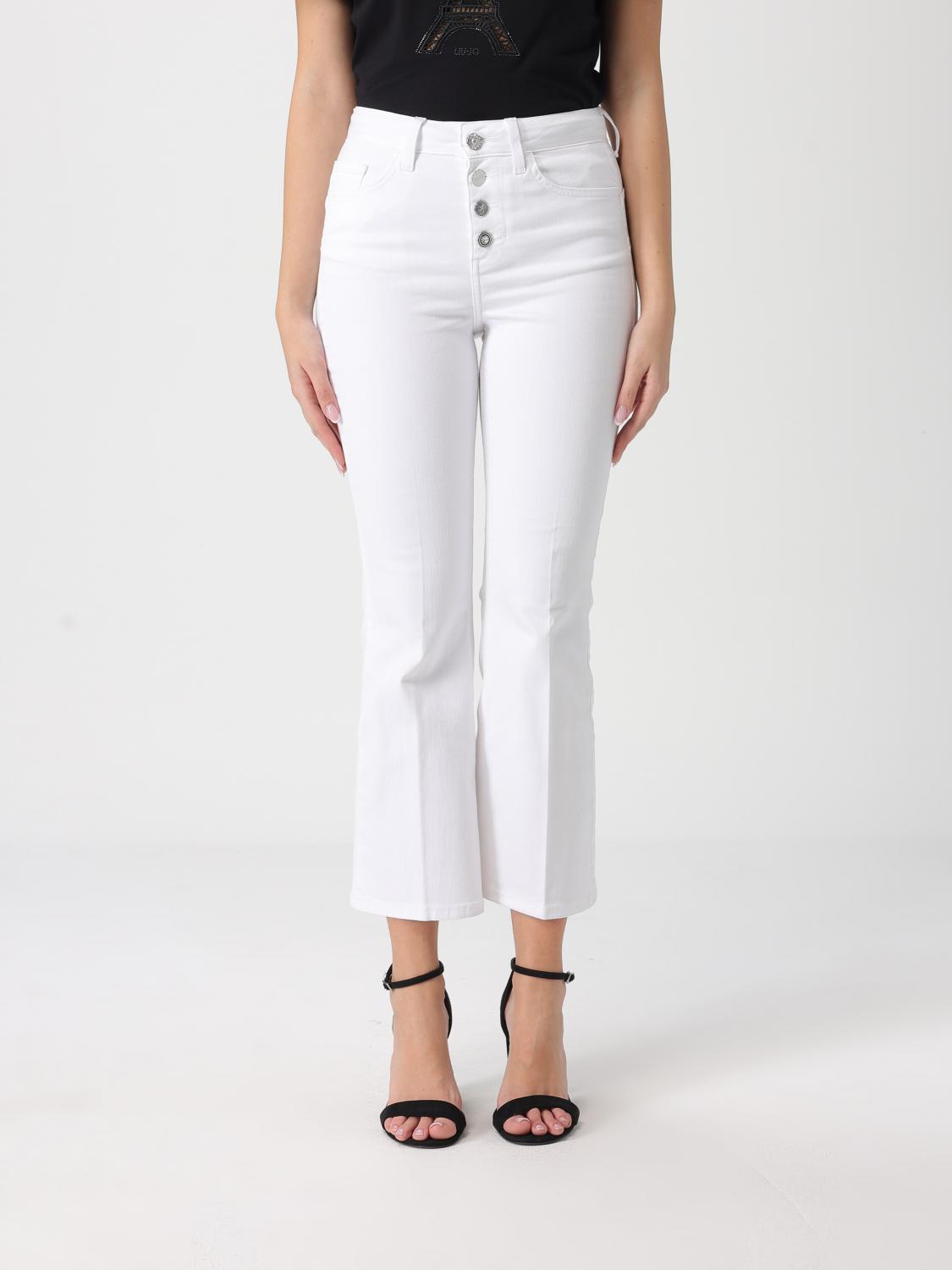 LIU JO Jeans Damen Farbe Weiß
