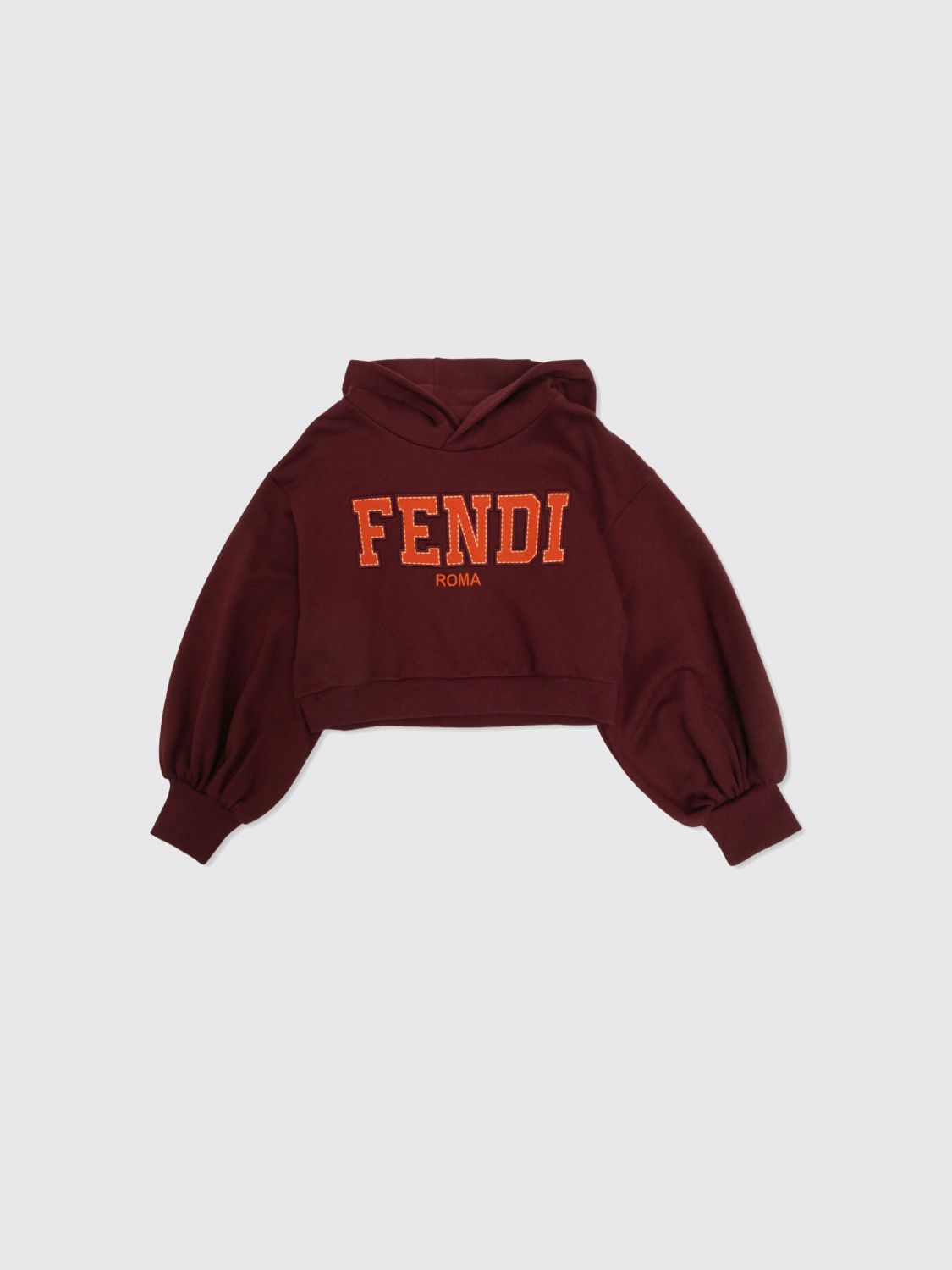 FENDI Felpa con cappuccio e logo