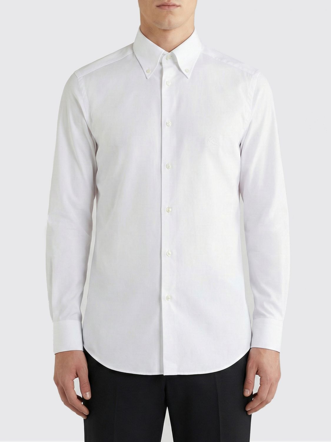 ETRO Shirt Men color White　ETRO シャツ メンズ カラー ホワイト ETRO