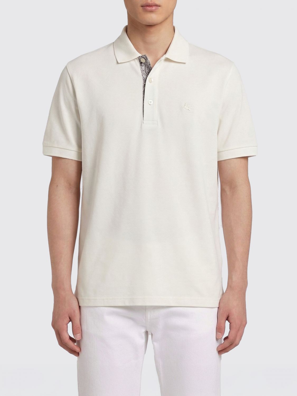 ETRO Polo Herren Farbe Weiß