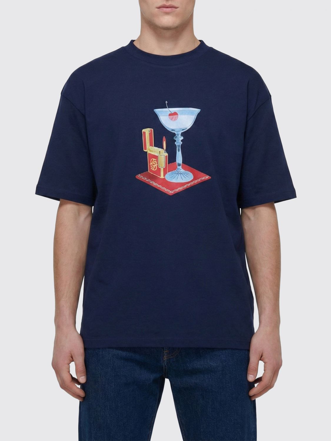 Drôle De Monsieur T-Shirt Men color Blue