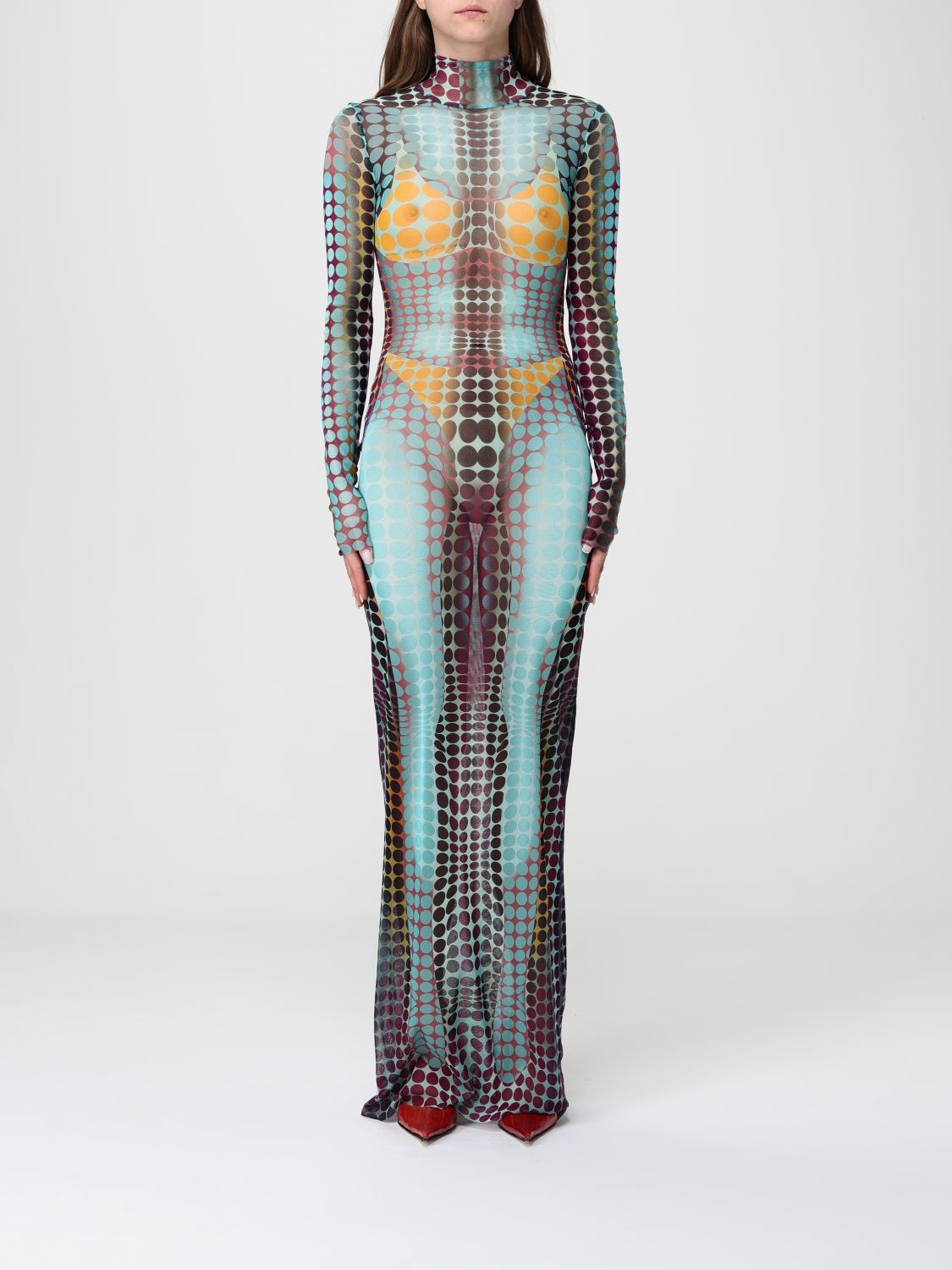 Dress JEAN PAUL GAULTIER Woman color Blue