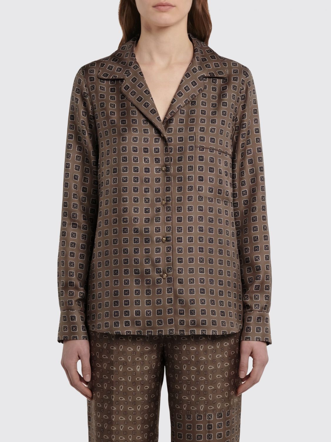 MAX MARA Hemdbluse Damen Farbe Sand