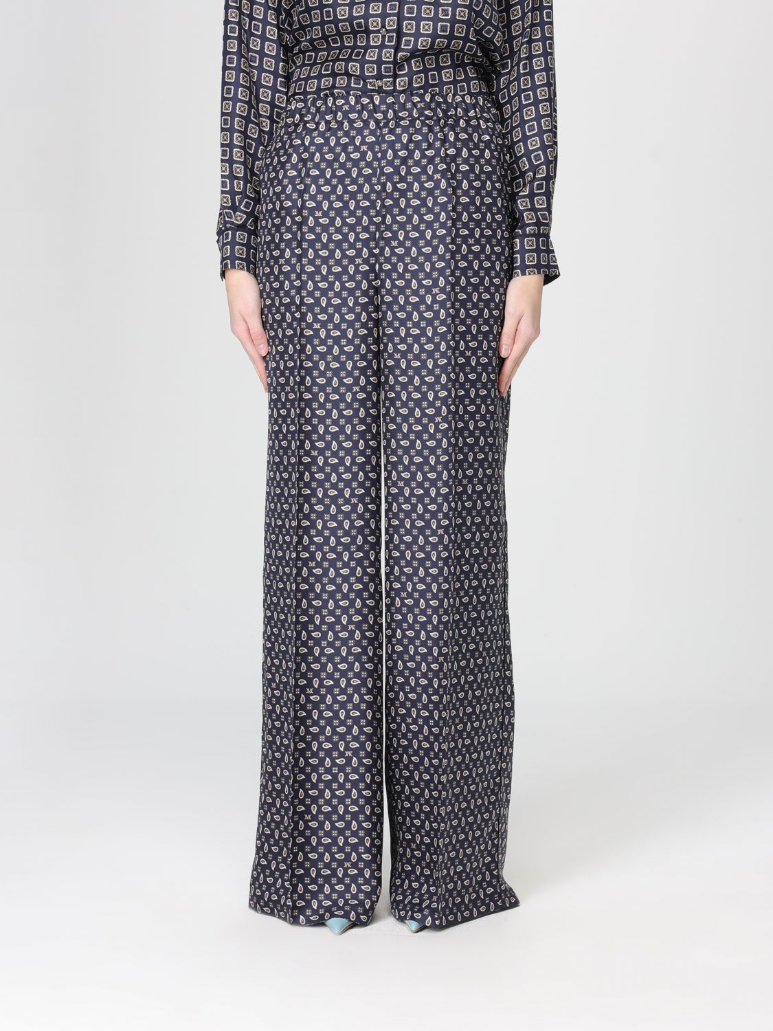 MAX MARA Hose Damen Farbe Blau