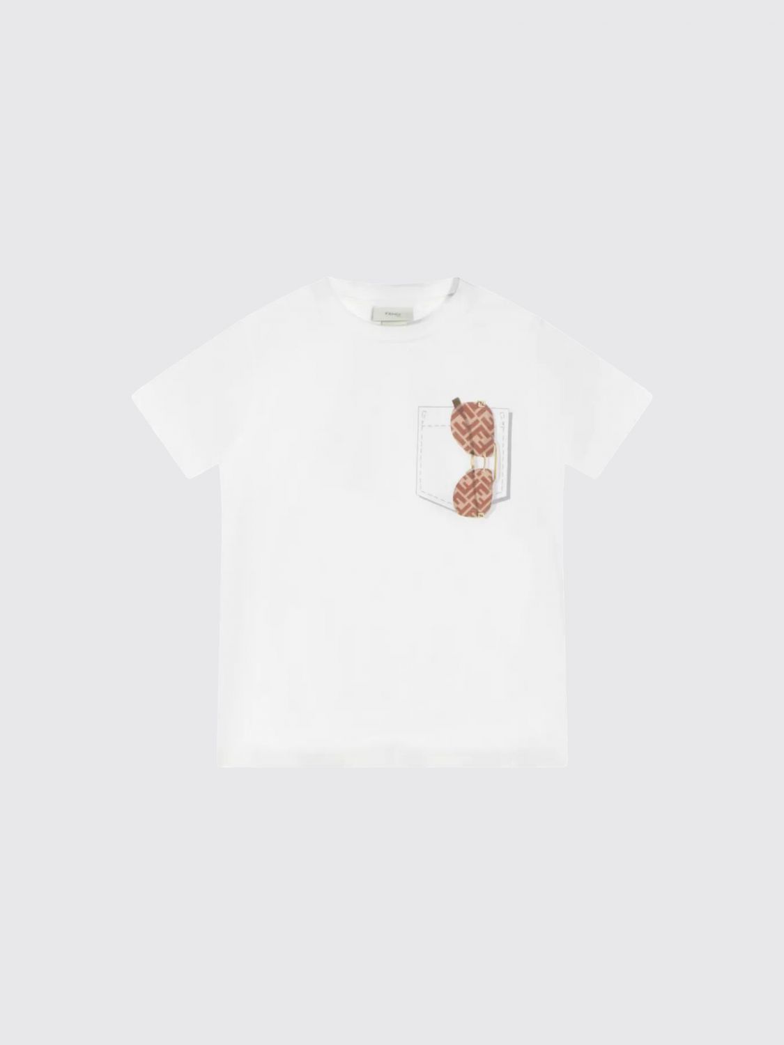 T-Shirt FENDI Bambino colore Bianco