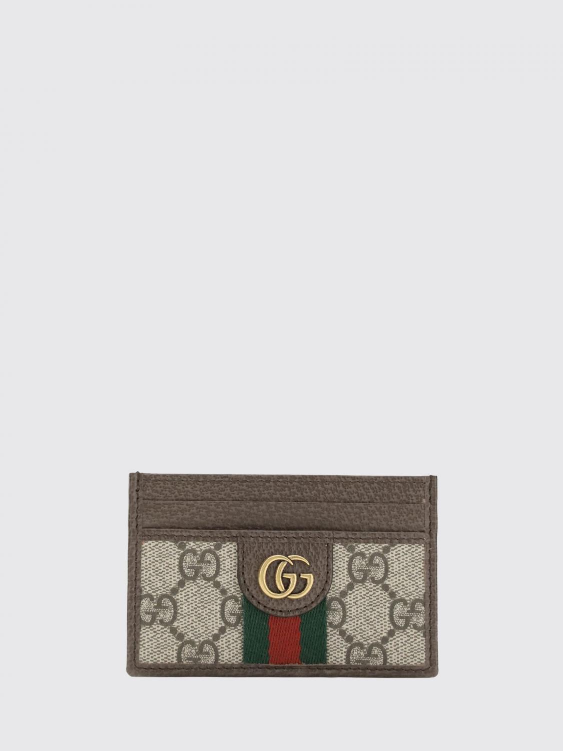 GUCCI Portacarte Ophidia in tessuto GG Supreme