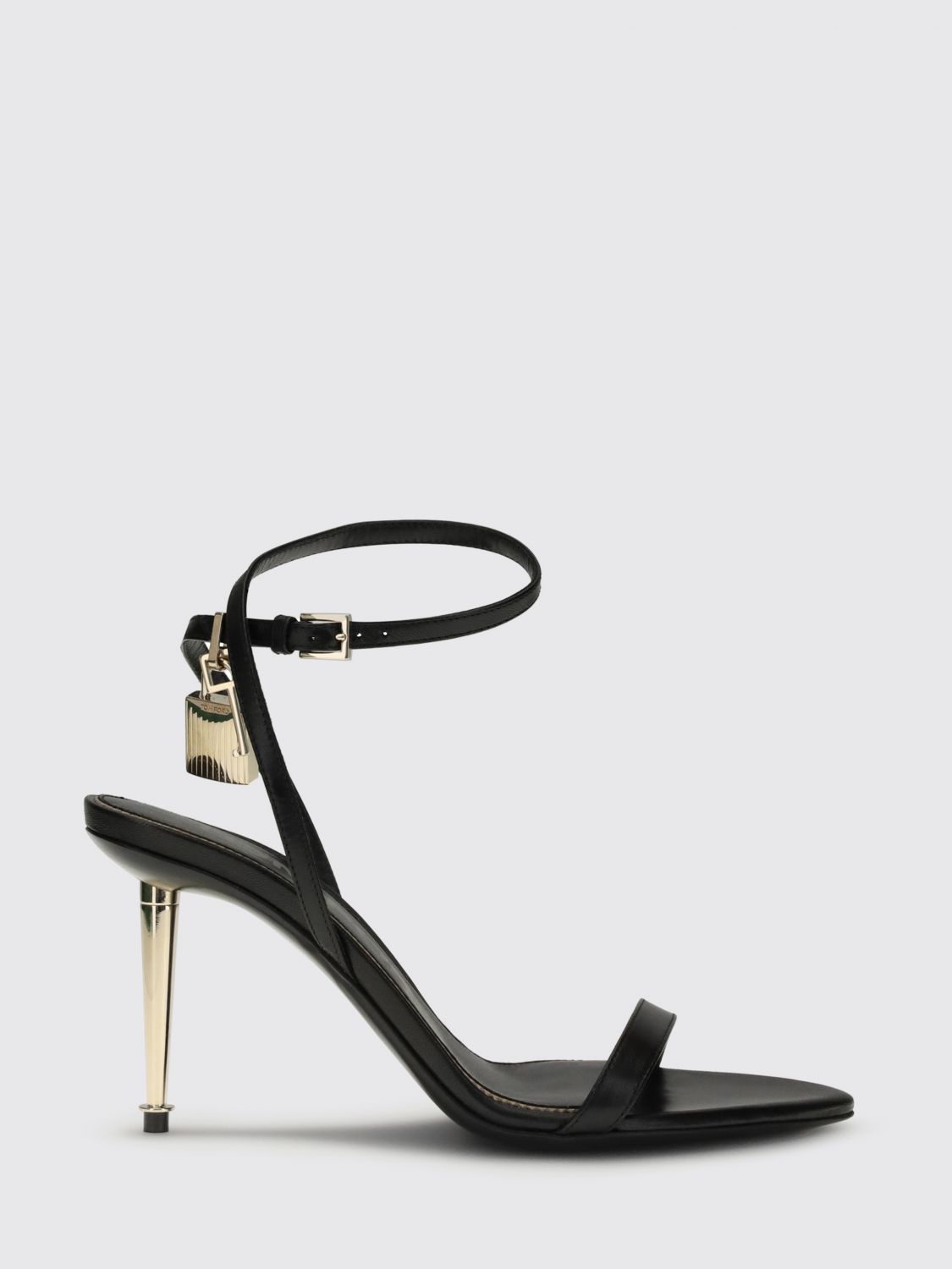 TOM FORD TOM FORD Heeled Sandal Woman color Black　TOM FORD ヒール サンダル ウーマン カラー ブラック
