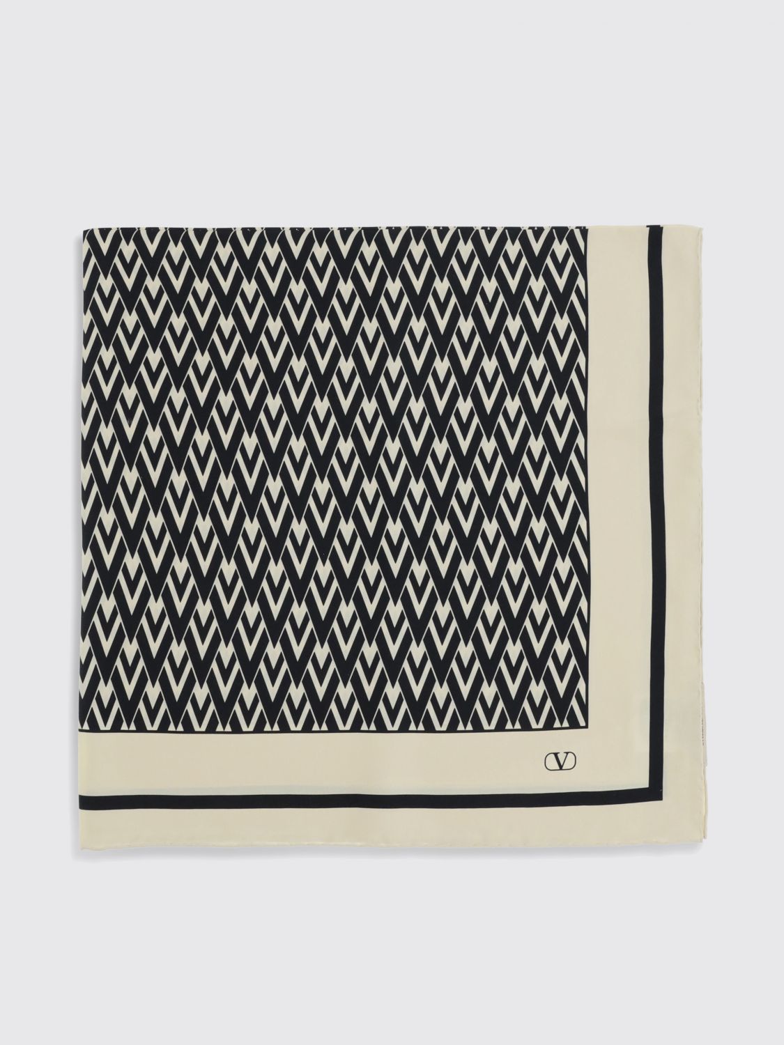 VALENTINO VALENTINO GARAVANI Scarf Woman color Cream　VALENTINO GARAVANI スカーフ ウーマンカラー クリーム