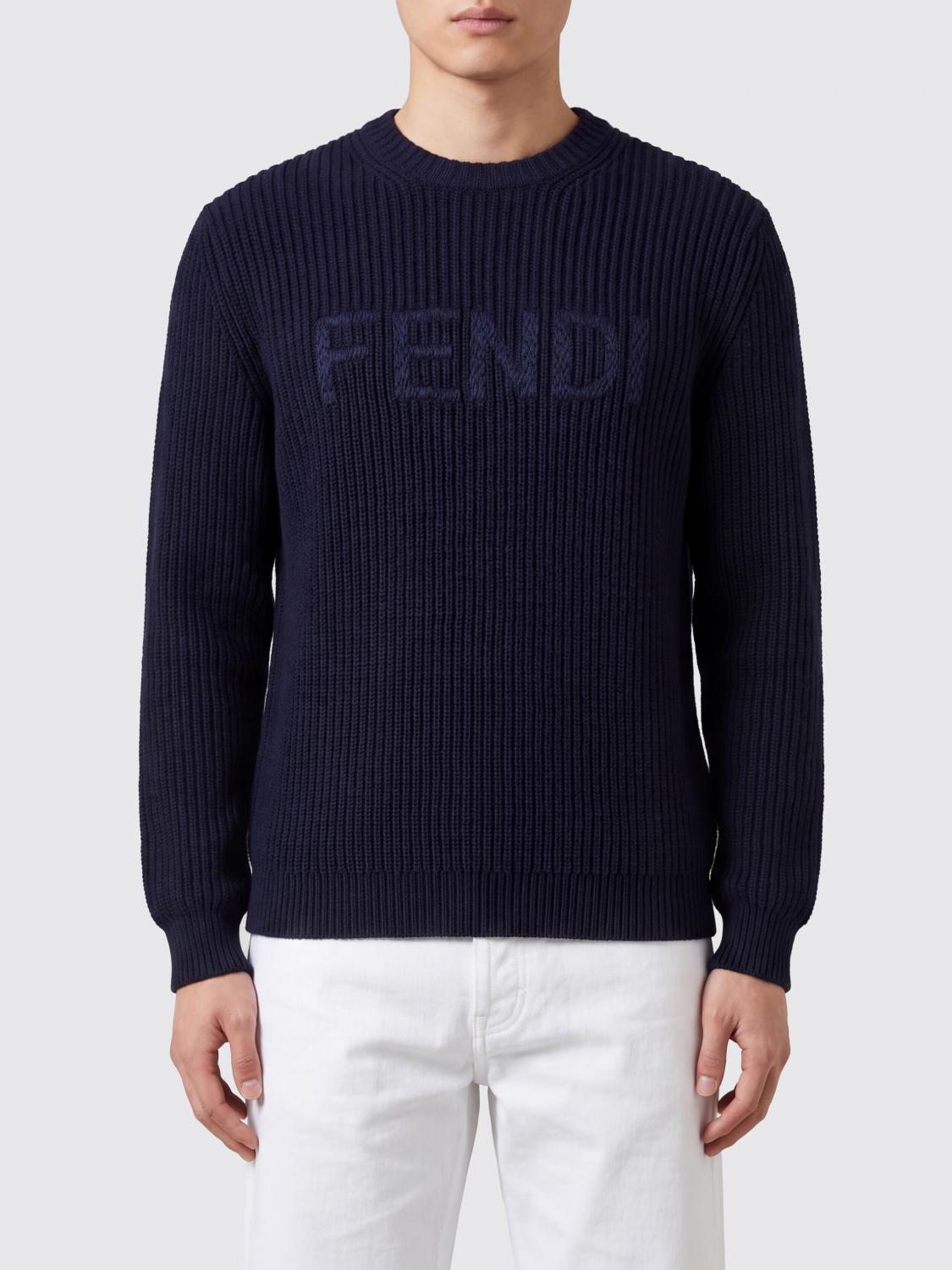 FENDI Pullover girocollo in lana