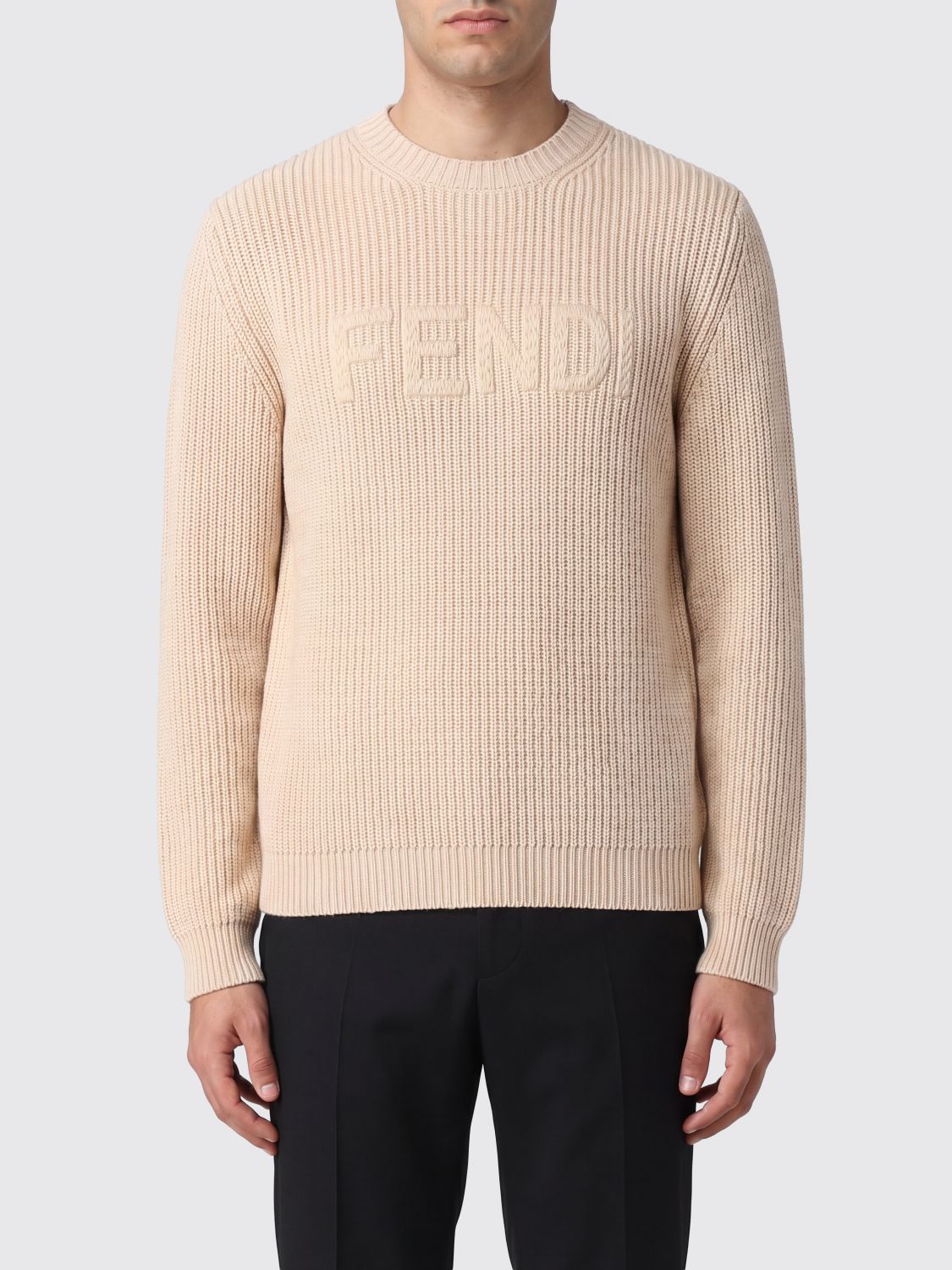 FENDI Pullover girocollo in lana