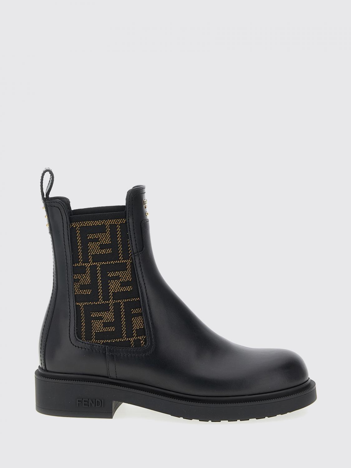 FENDI Boots Woman color Black