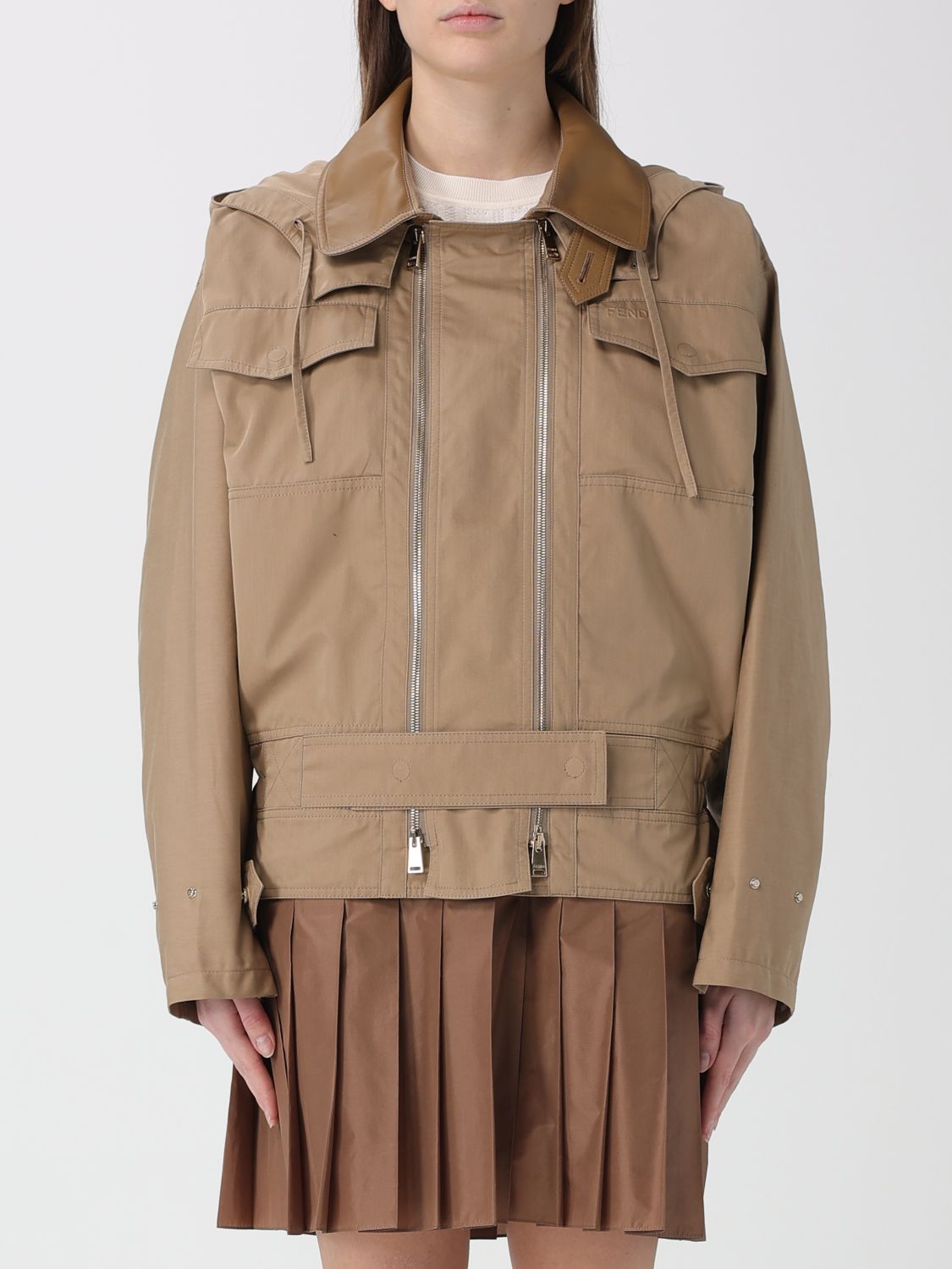 Fendi Γυναικών Μπεζ Jacket Woman Color