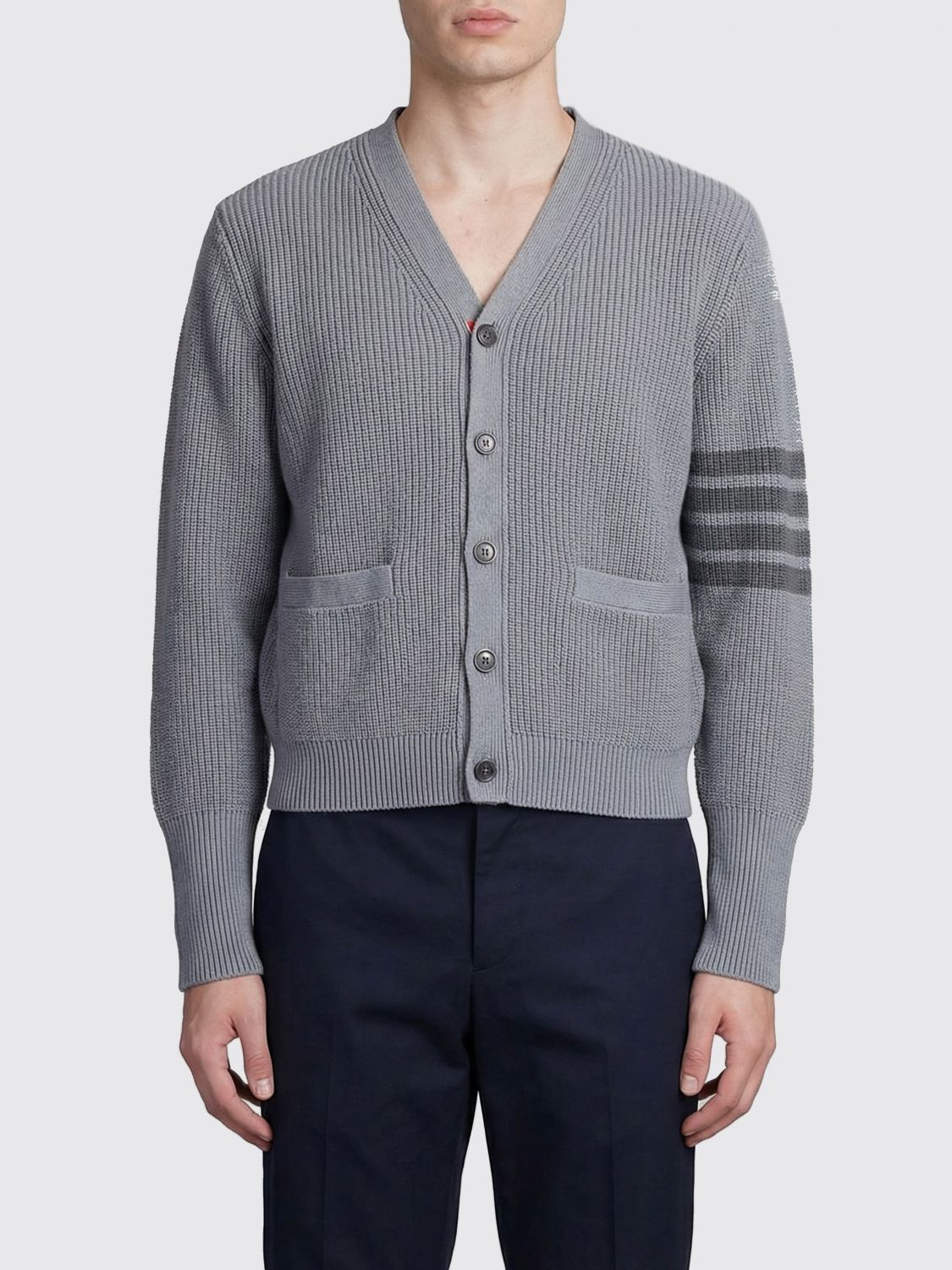 THOM BROWNE Pullover Herren Farbe Grau