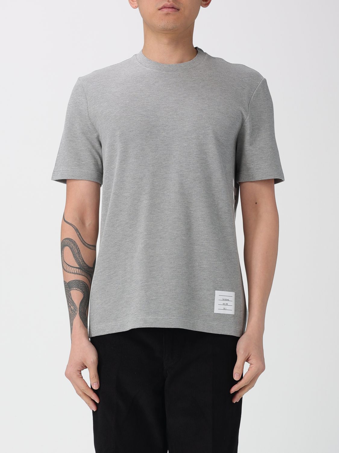 Thom Browne T-Shirt Men color Grey