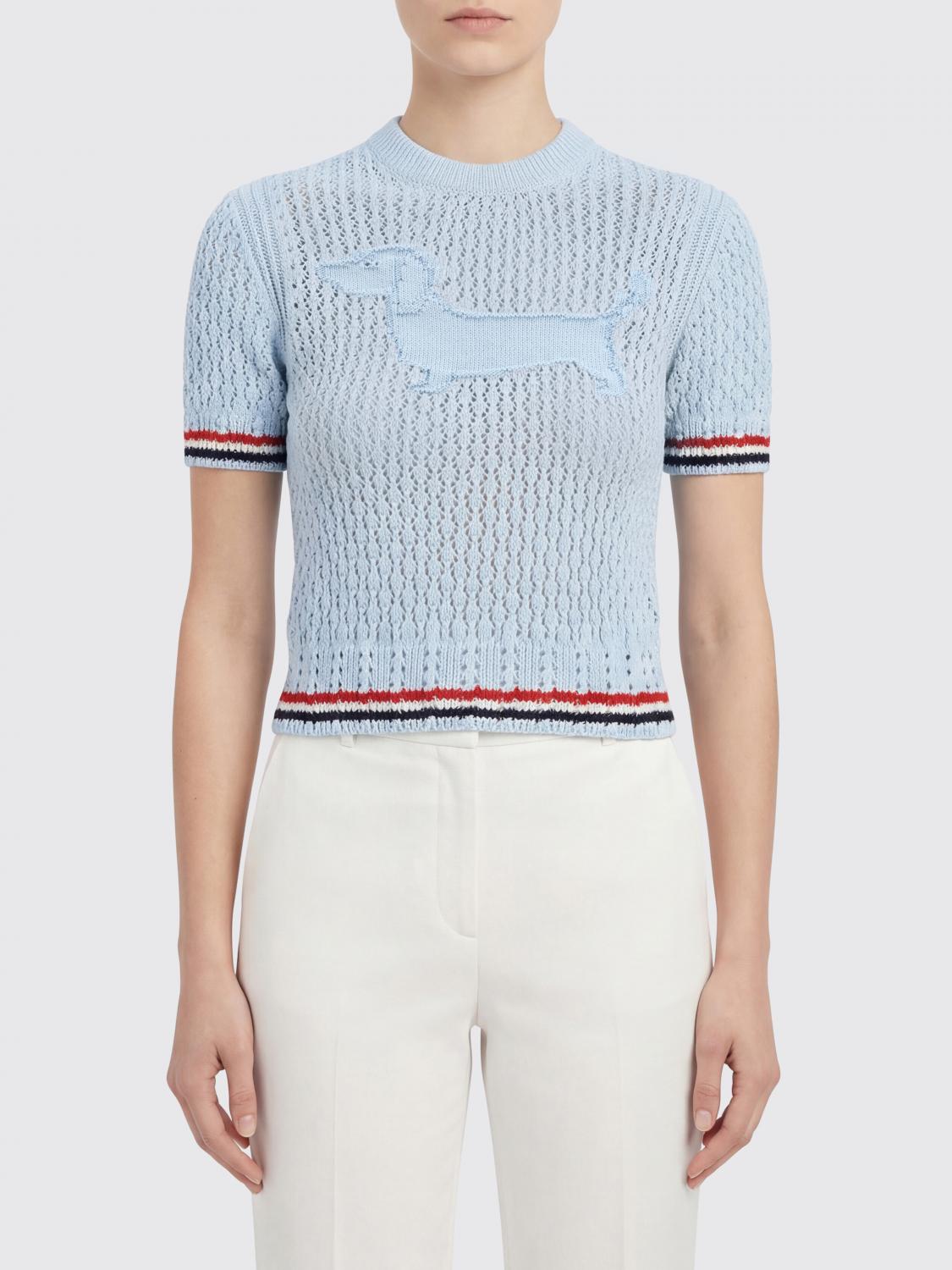 THOM BROWNE Pullover Damen Farbe Blau