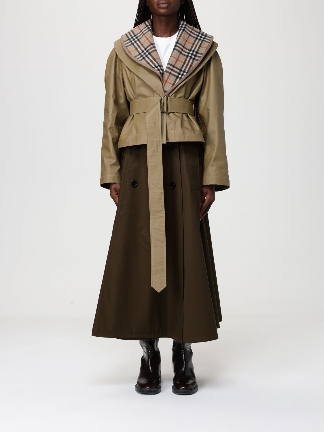 BURBERRY Jacke Damen Farbe Grün