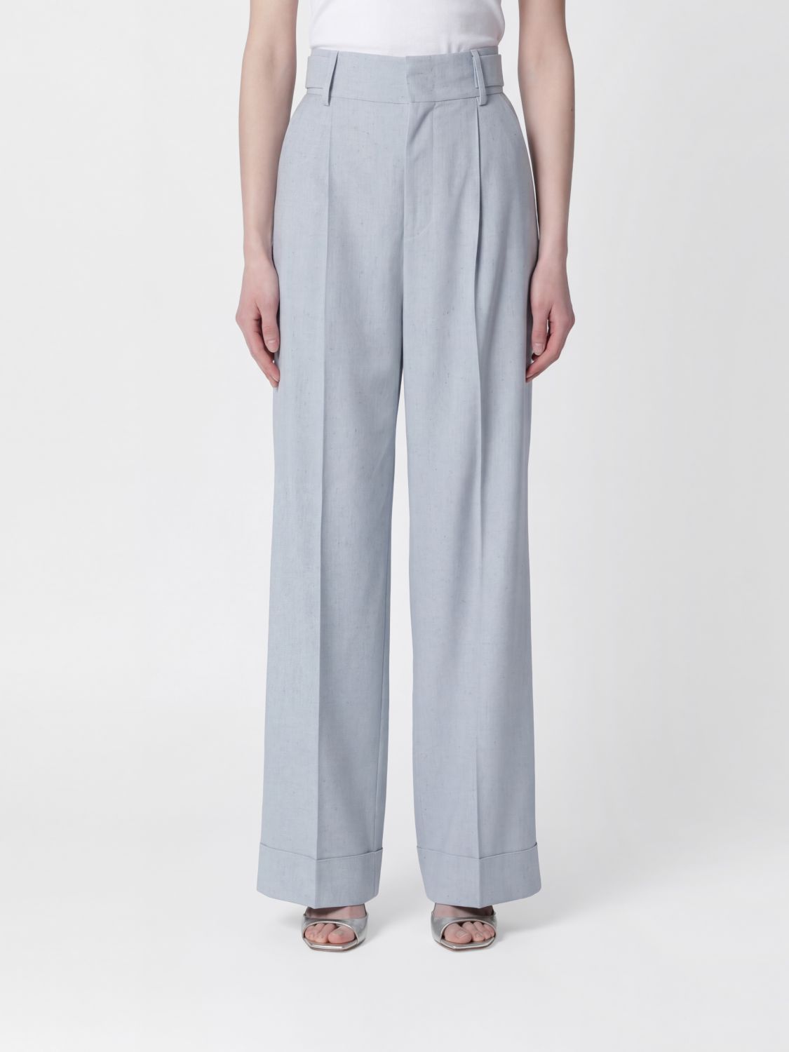 Alberta Ferretti Pants Woman color Grey