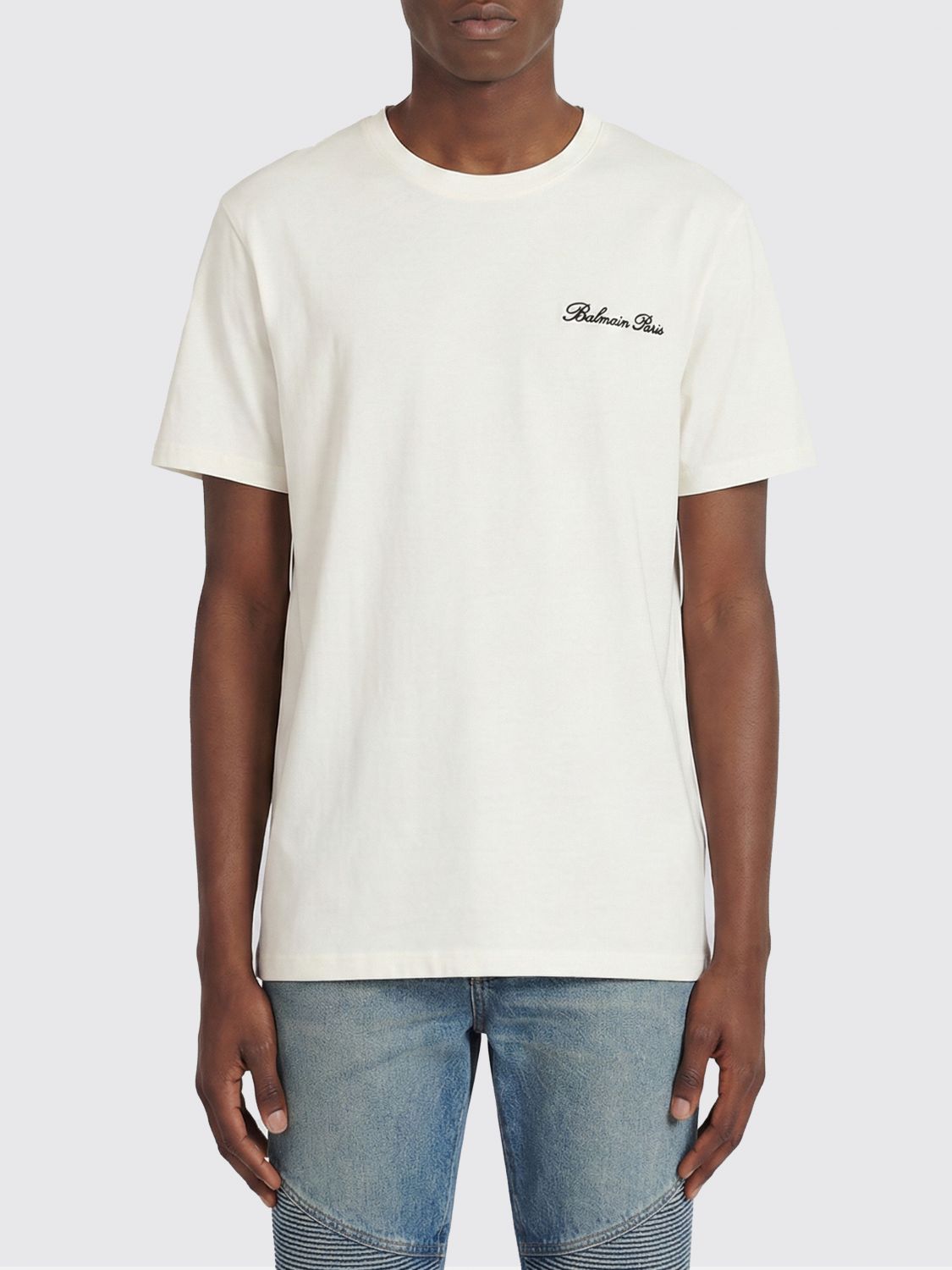 BALMAIN T-Shirt Herren Farbe Weiß