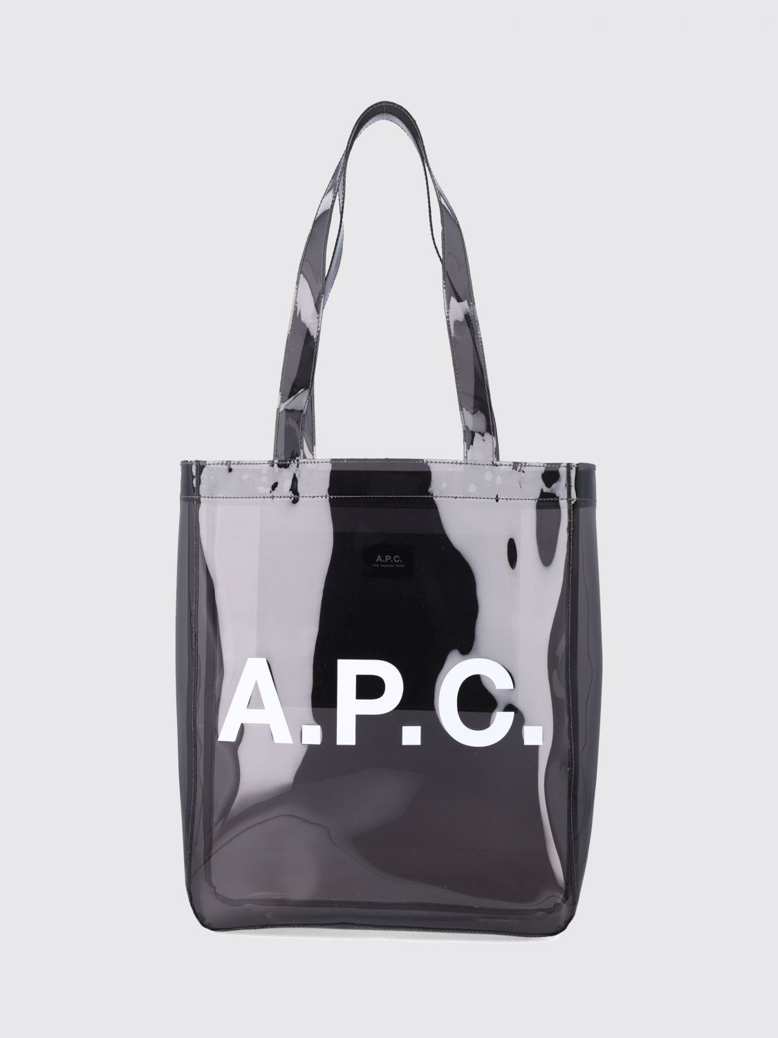 Shoulder Bag A. P.C. Men color Transparent