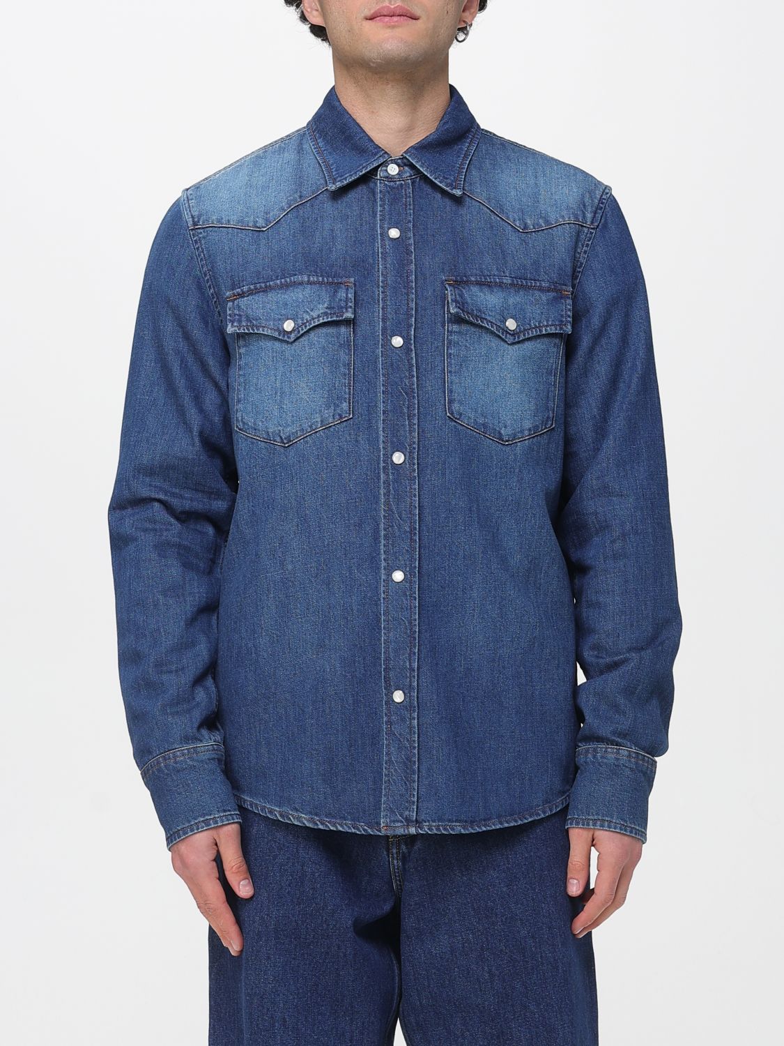 Shirt A. P.C. Men color Blue