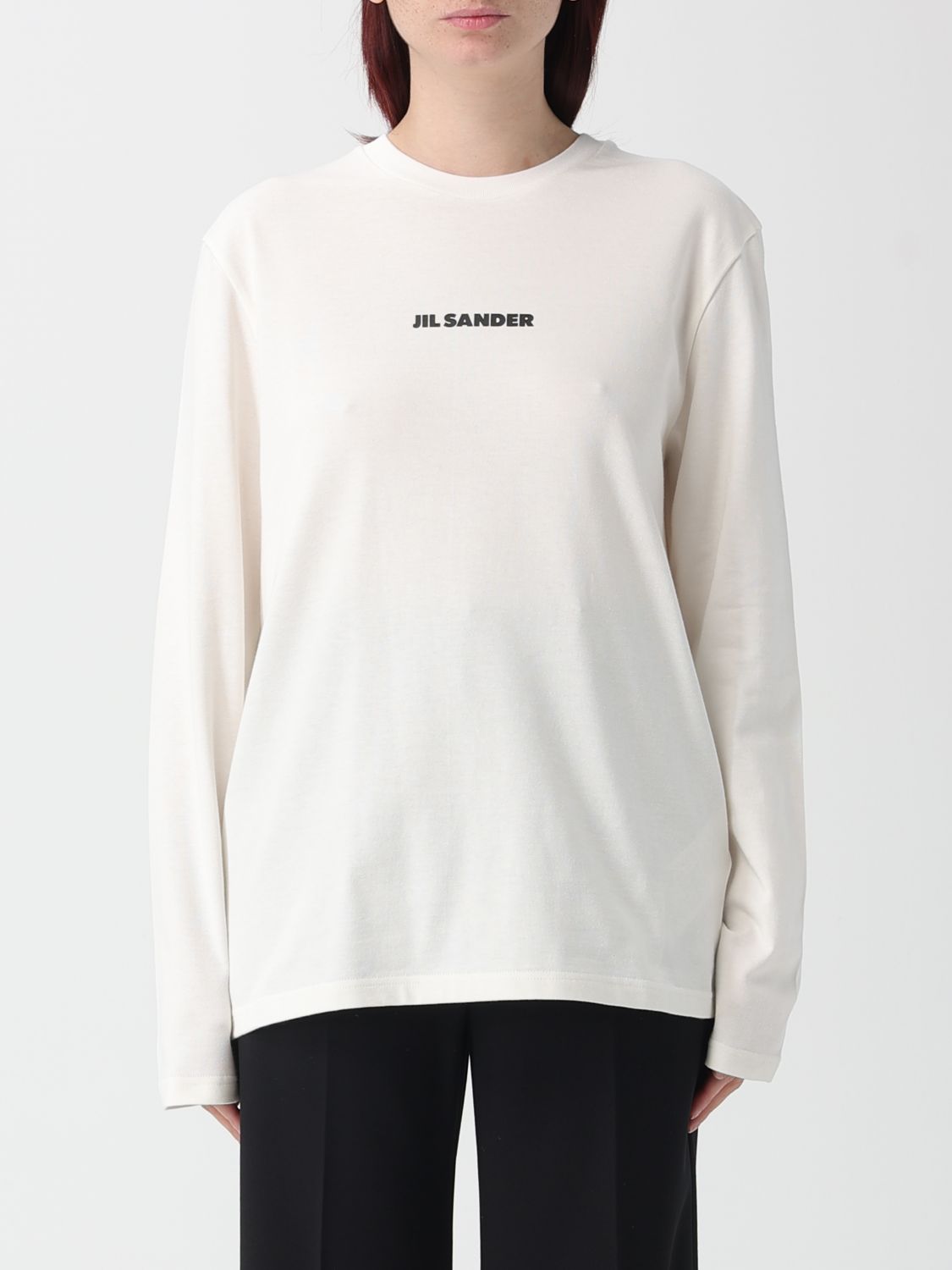 Jil Sander Γυναικών Άσπρο T-Shirt Woman Color