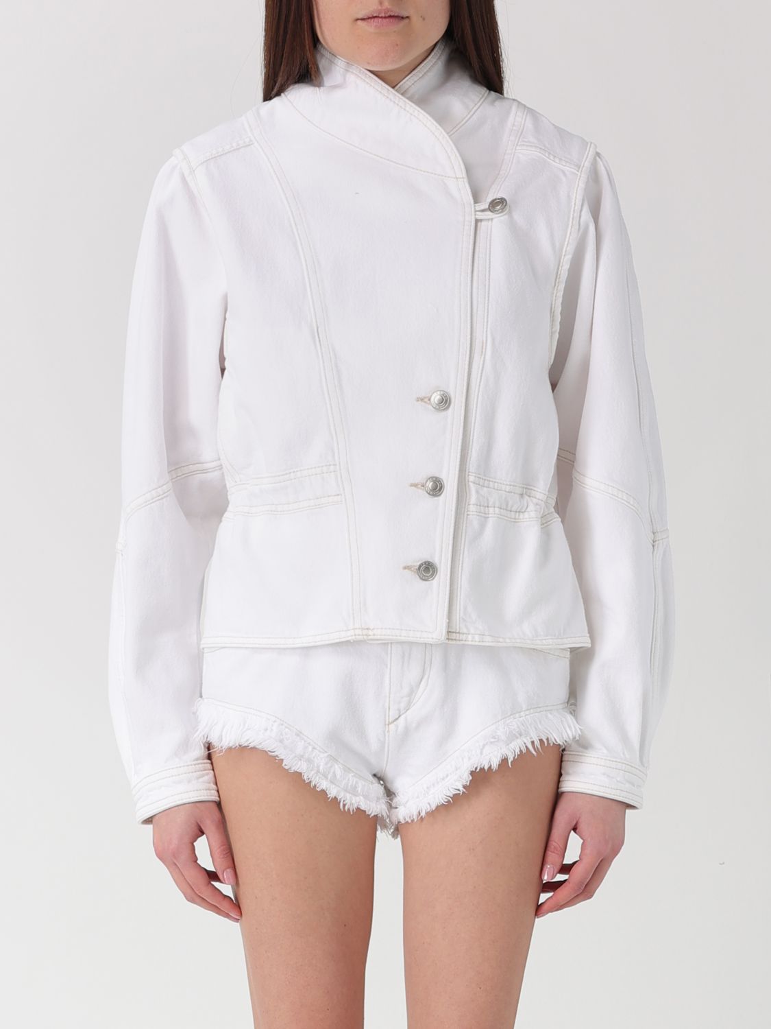 Isabel Marant ISABEL MARANT Jacket Woman color White　イザベルマラン ジャケット ウィメンズ カラー ホワイト