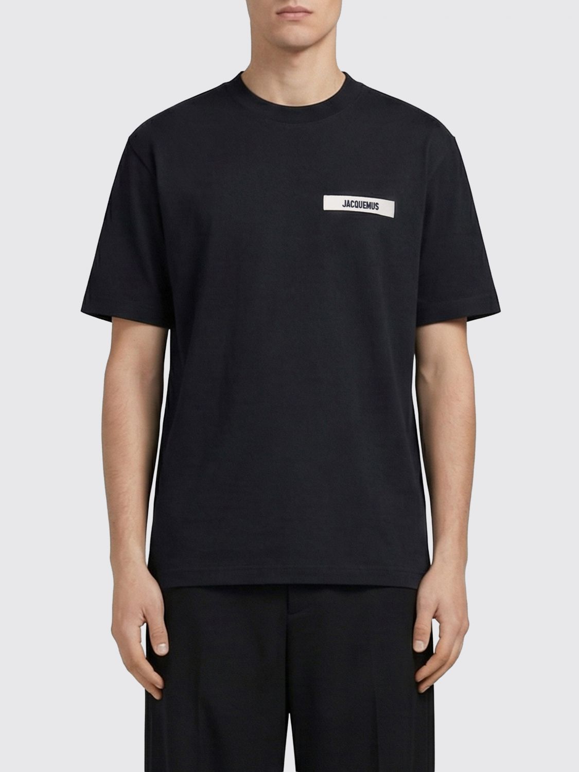 JACQUEMUS JACQUEMUS T-Shirt Men color Black　ジャックムス Tシャツ メンズ カラー ブラック