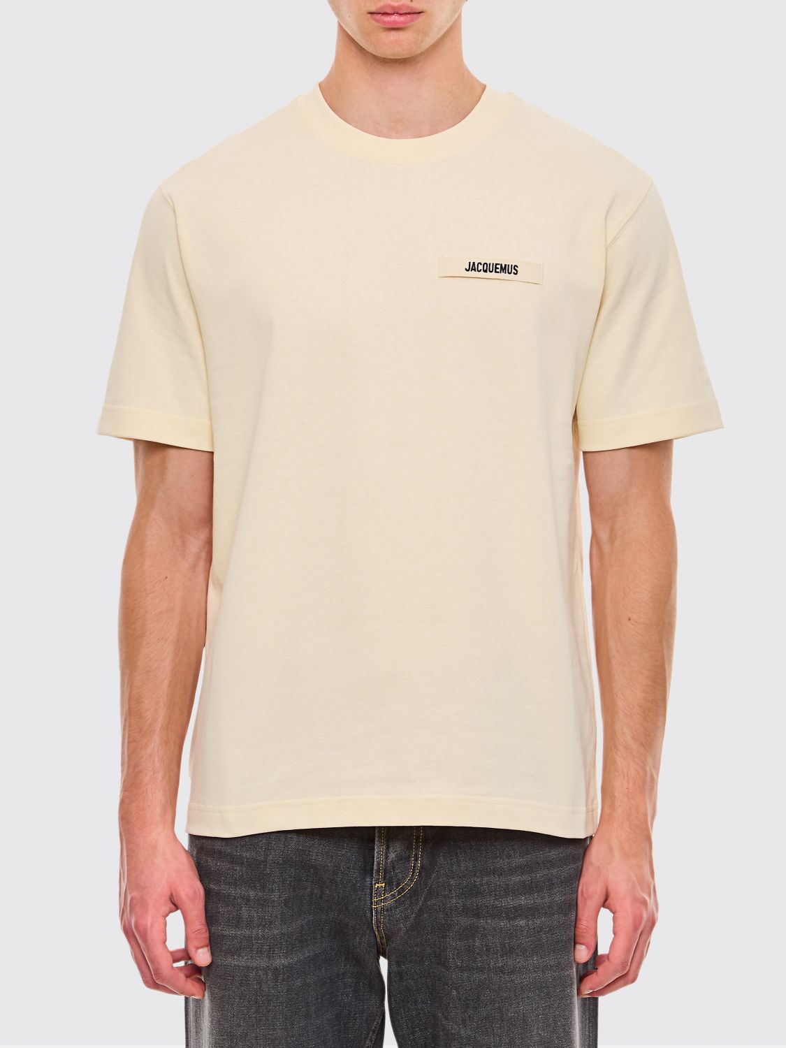 JACQUEMUS JACQUEMUS T-Shirt Men color Beige　JACQUEMUS Tシャツ メンズ カラー ベージュ