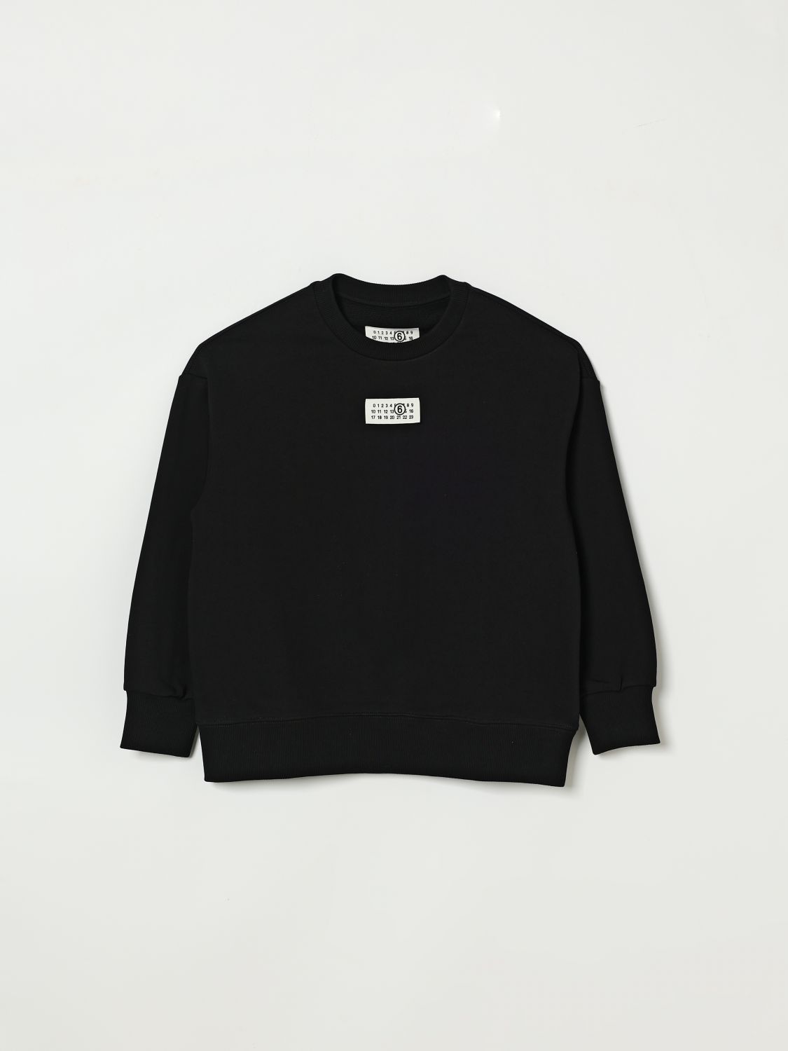 Mm6 Maison Margiela Mädchen Schwarz Sweater Kids Color