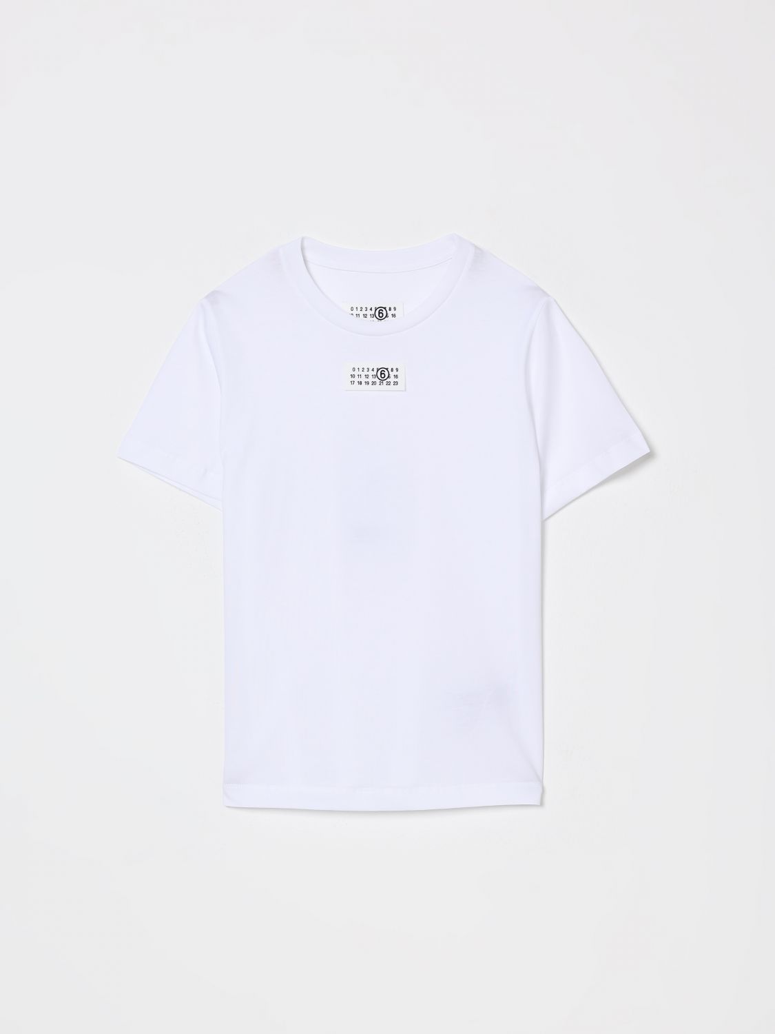 MM6 MAISON MARGIELA T-Shirt Kids color White　MM6 MAISON MARGIELA Tシャツ キッズカラー ホワイト MM6