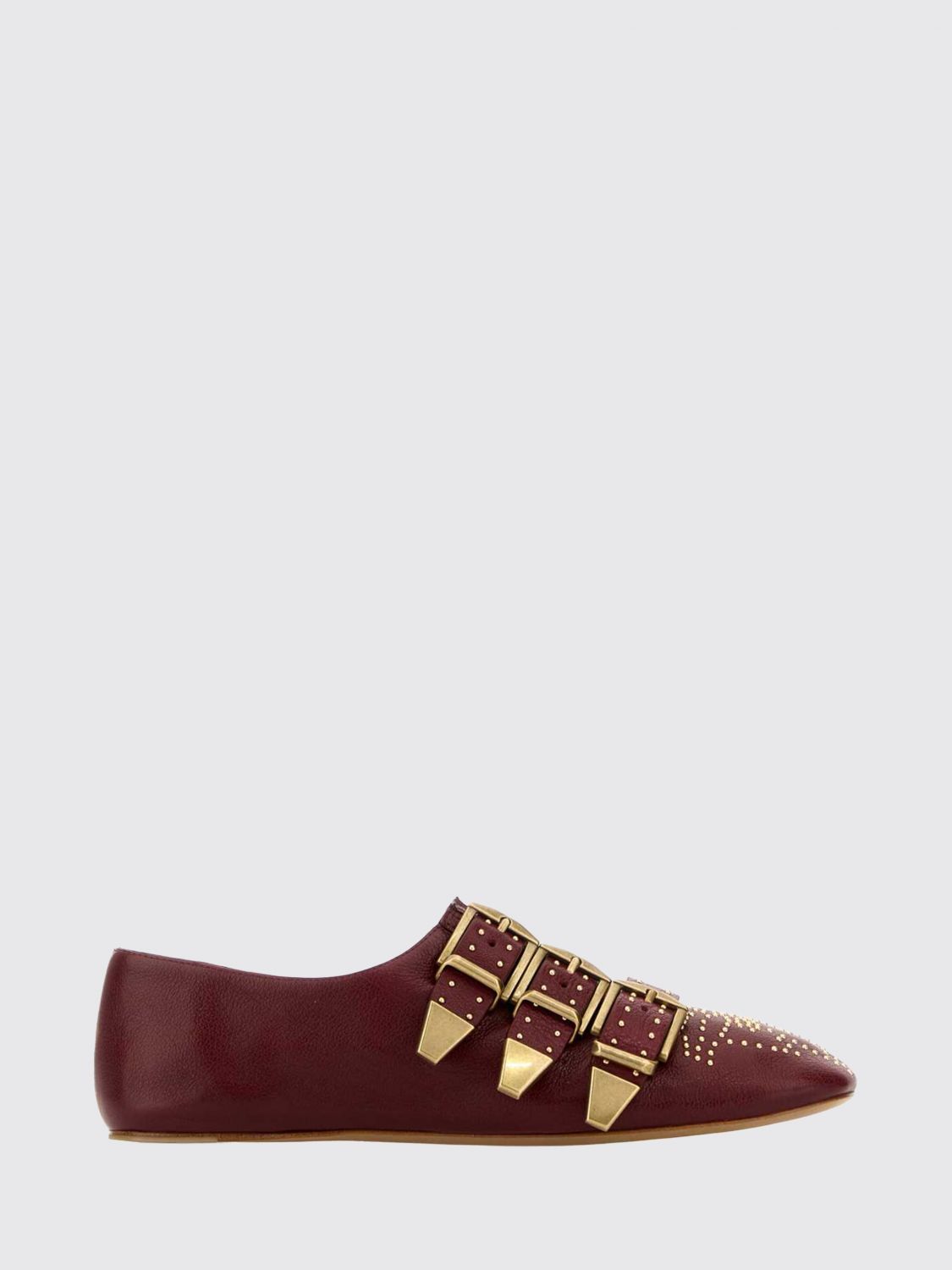 Chloé Ballet Flat Woman Color Grey In Multi