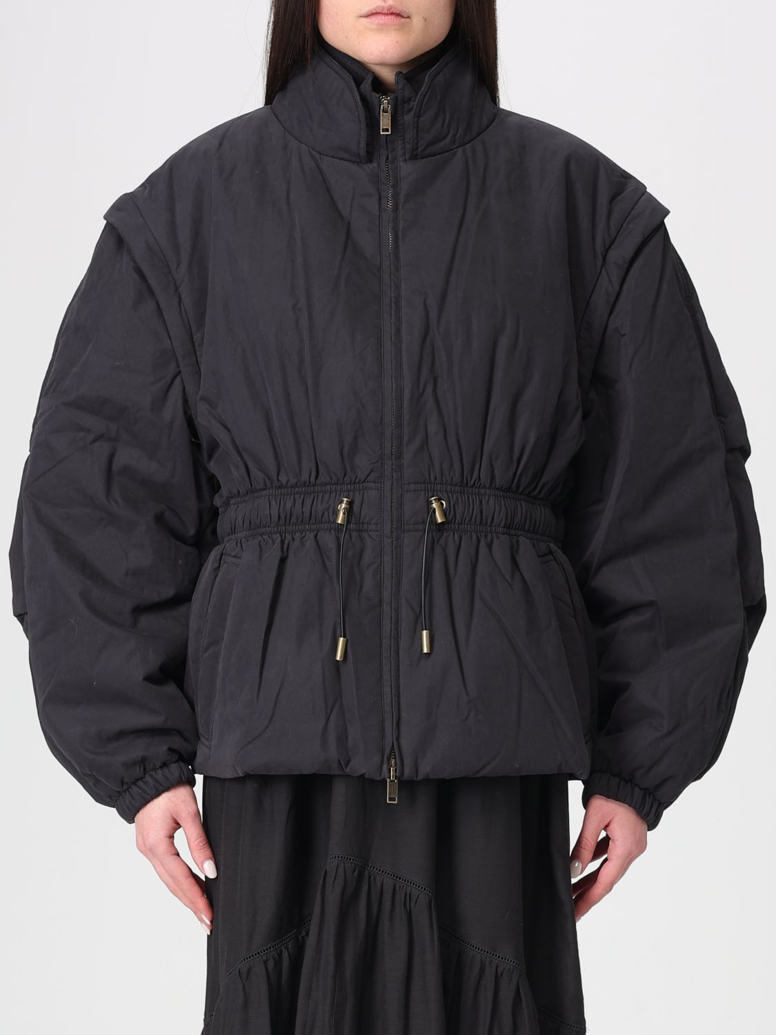 ISABEL MARANT ETOILE Jacket Woman color Black　イザベル マラン エトワール ジャケット ウィメンズ カラー ブラック ISABEL