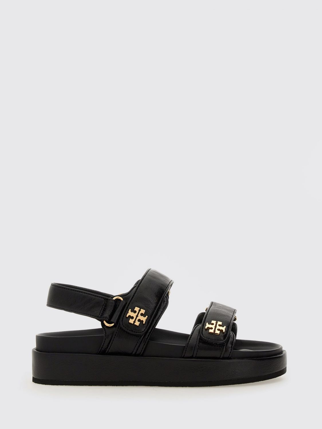 TORY BURCH Heeled Sandal Woman color Black　TORY BURCH ヒール サンダル ウーマン カラー ブラック TORY