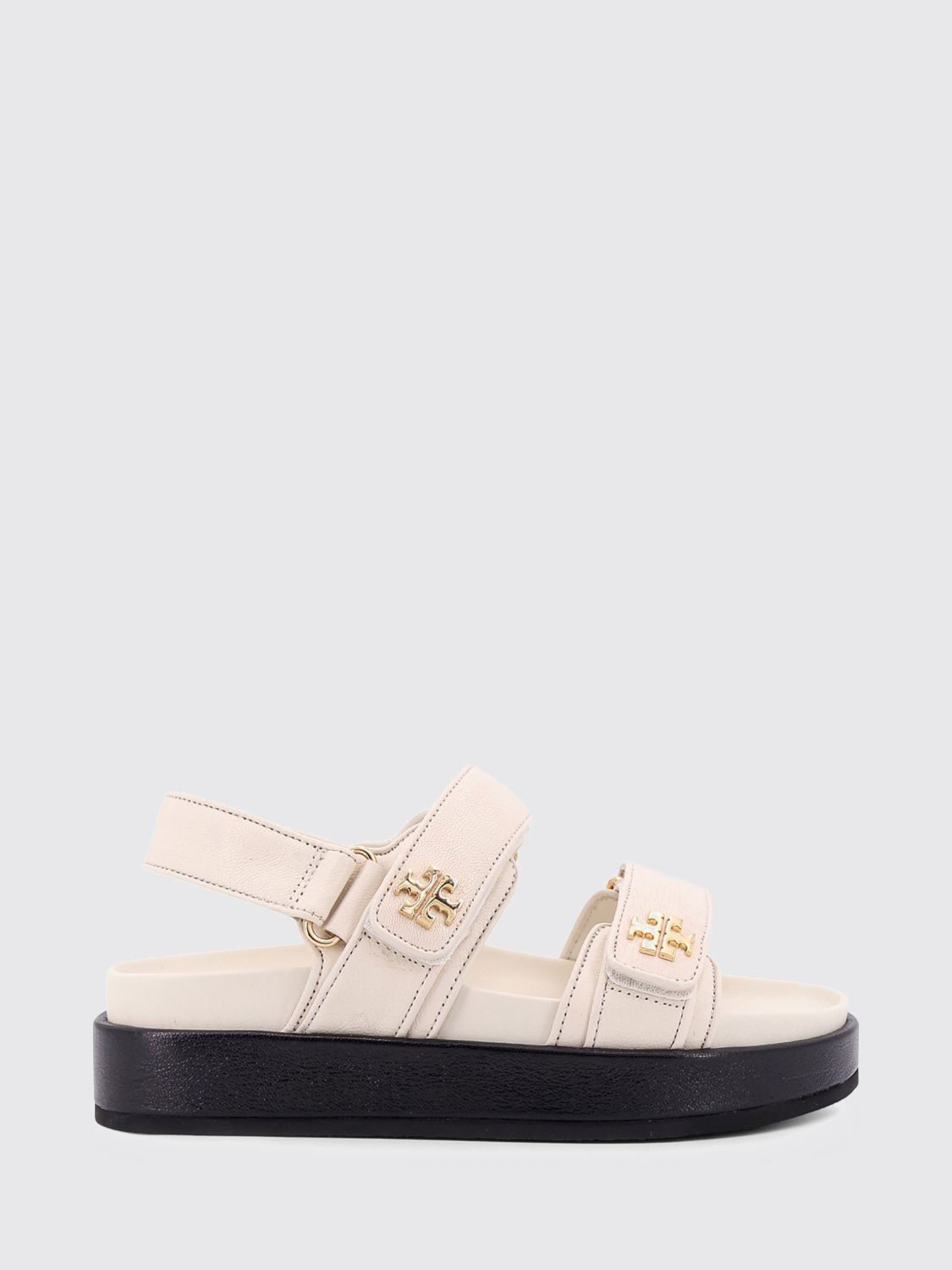 TORY BURCH Heeled Sandal Woman color Ivory　TORY BURCH ヒール サンダル ウィメンズ カラー アイボリー TORY
