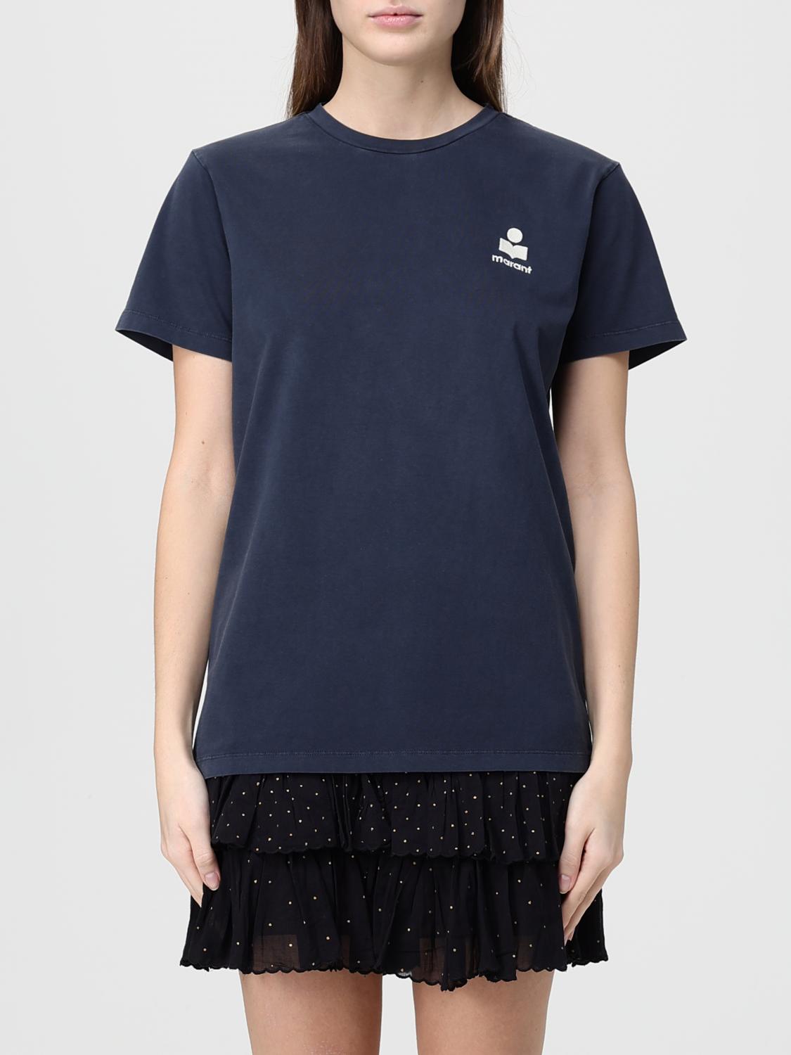 Isabel Marant ISABEL MARANT ETOILE T-Shirt Woman color Blue　ISABEL MARANT ETOILE Tシャツ レディース カラー ブルー