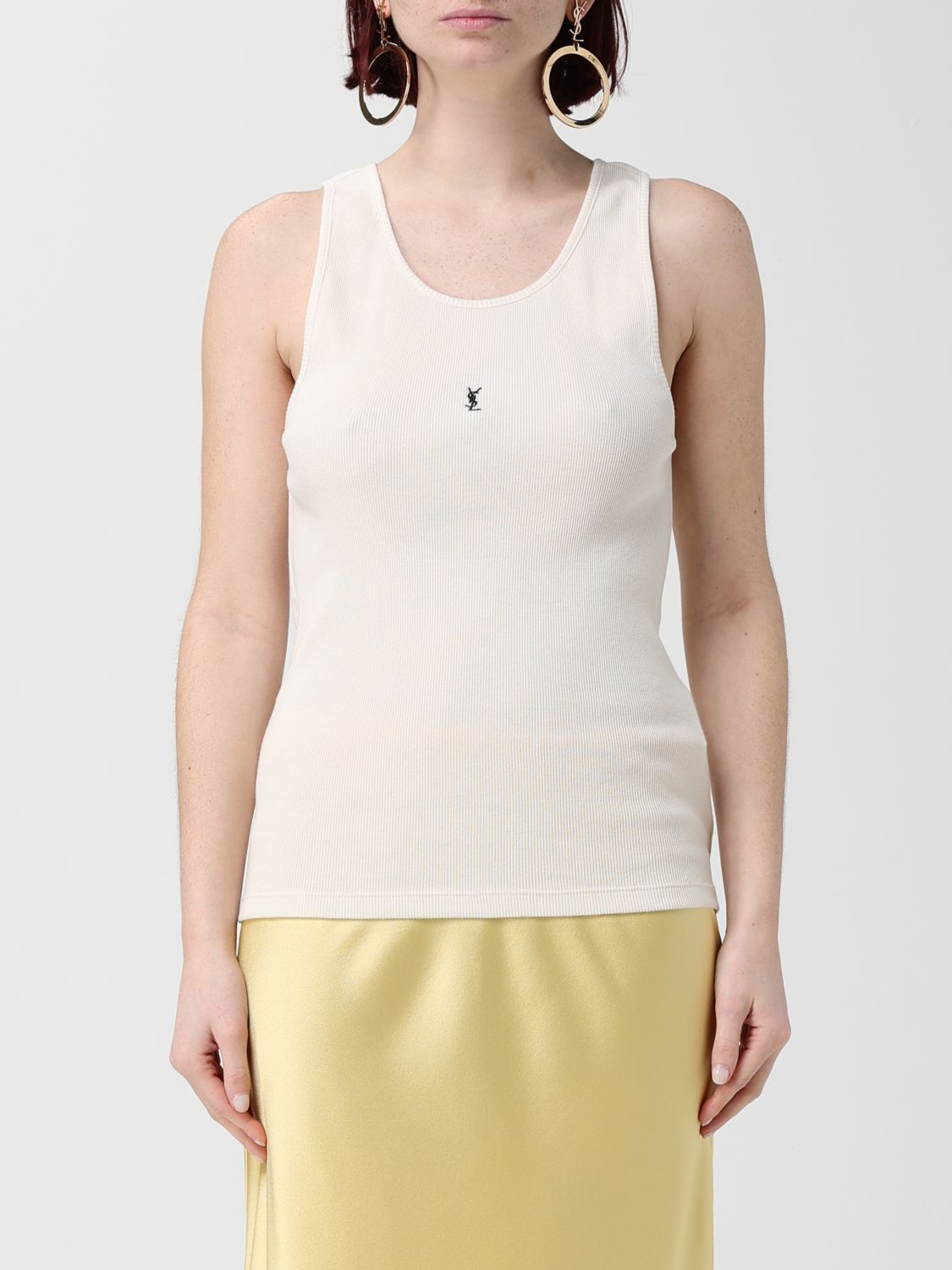 Top SAINT LAURENT Donna colore Bianco