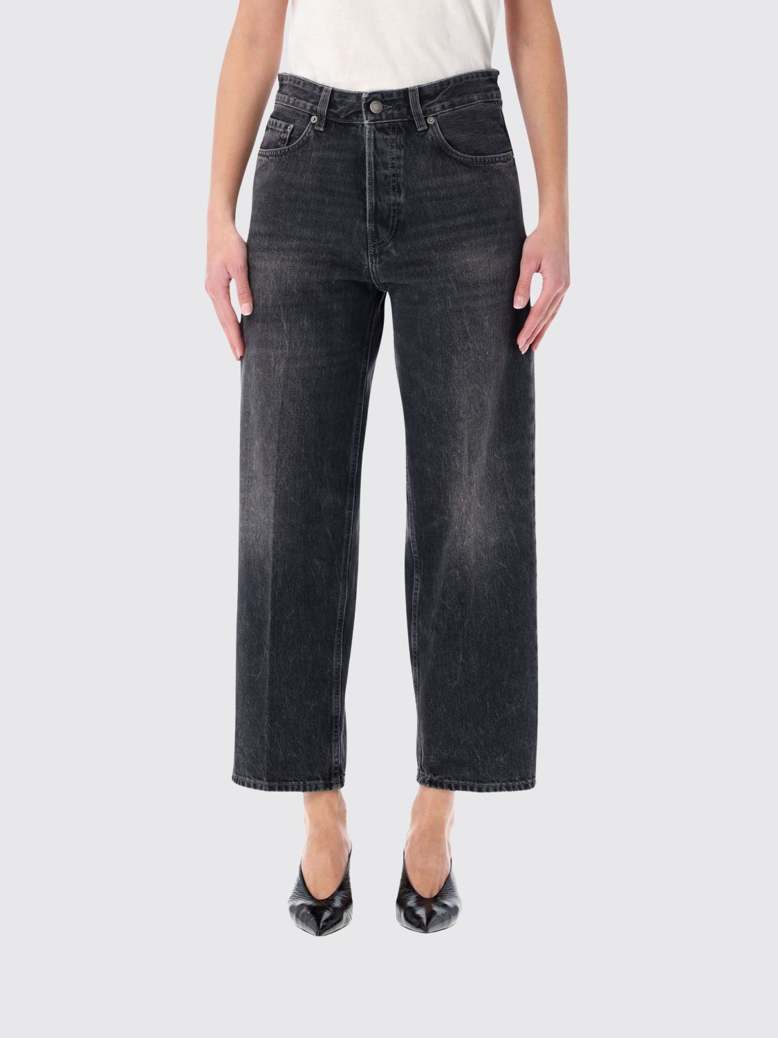 Jeans cropped fit Haikure in denim di cotone