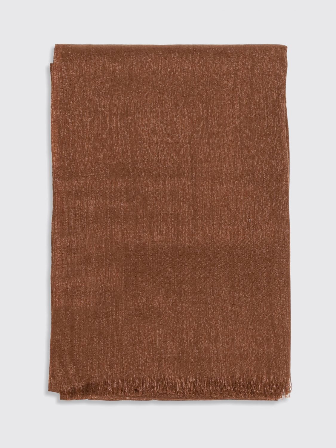 BRUNELLO CUCINELLI BRUNELLO CUCINELLI Scarf Woman color Brick Red　BRUNELLO CUCINELLI スカーフ レディース カラー ブリックレッド
