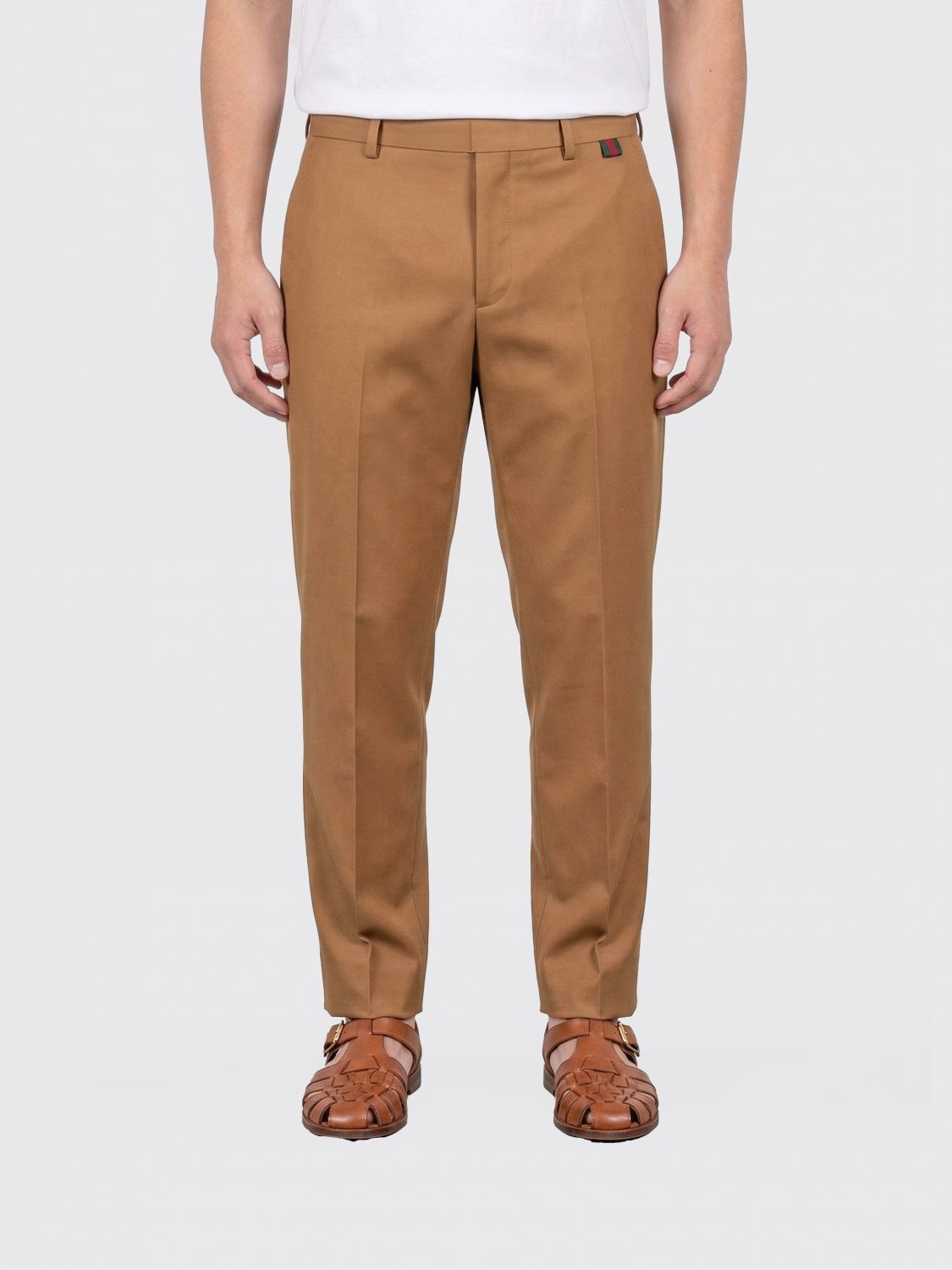 GUCCI GUCCI Pants Men color Beige　GUCCI パンツ メンズ カラーベージュ