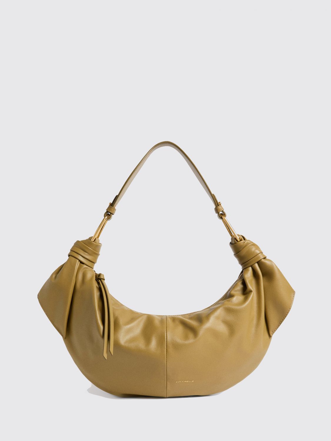 COCCINELLE Shoulder Bag Woman color Kaki