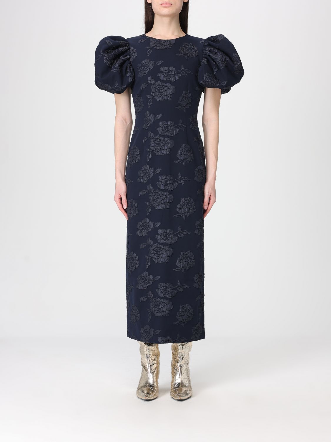 ROTATE Kleid Damen Farbe Blau
