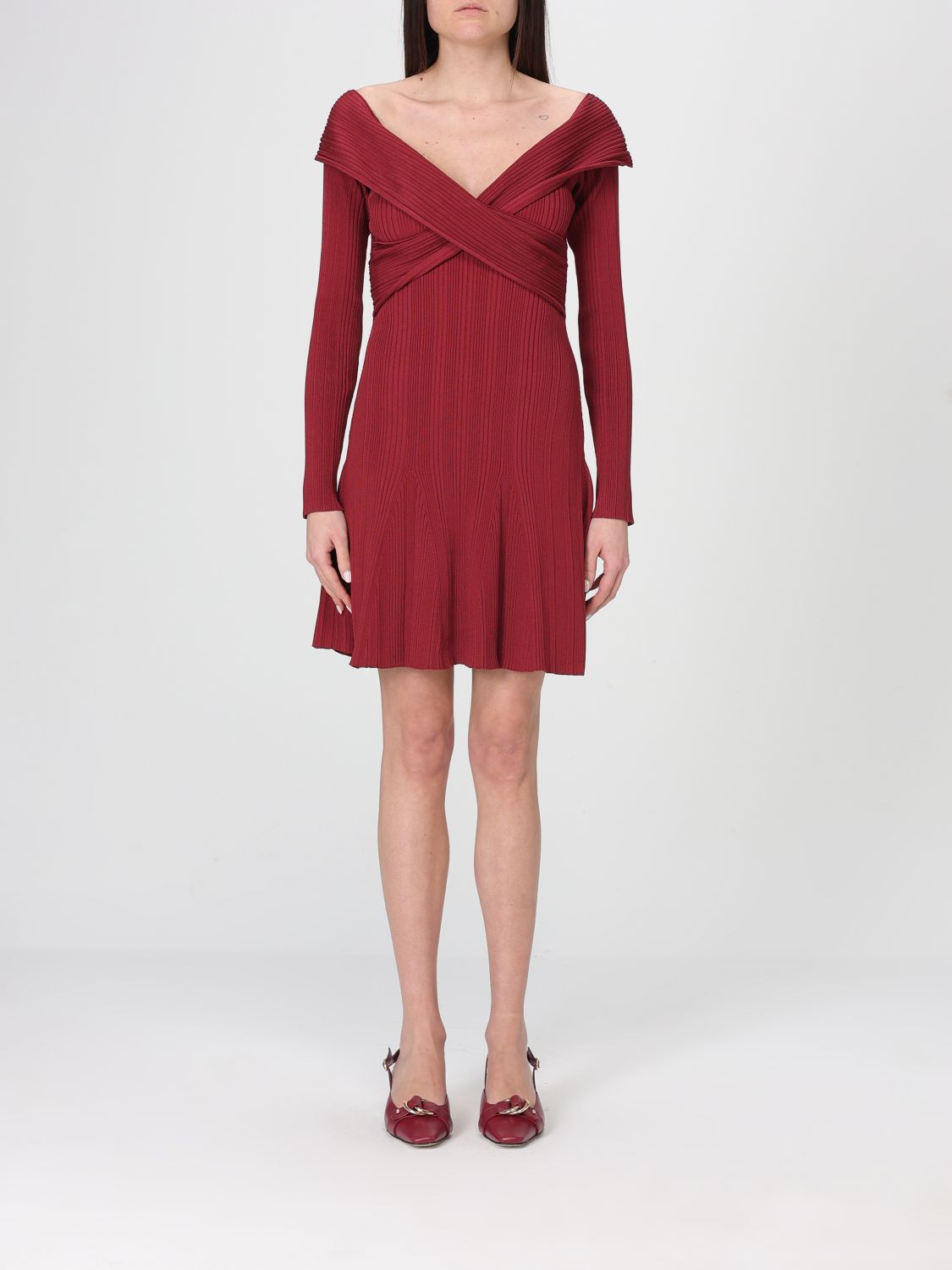SELF-PORTRAIT Kleid Damen Farbe Burgunderrot