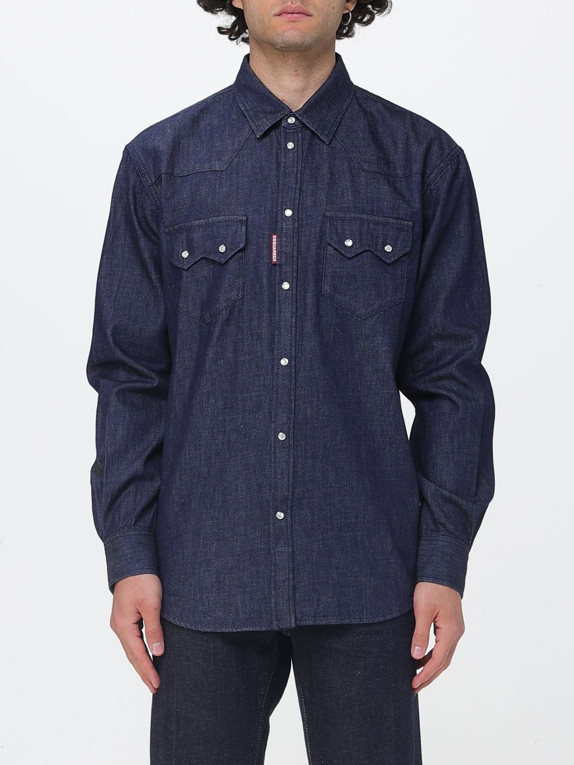 Dsquared2 Shirt Men color Navy