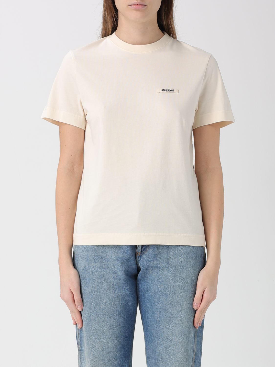 JACQUEMUS T-Shirt Woman color Beige