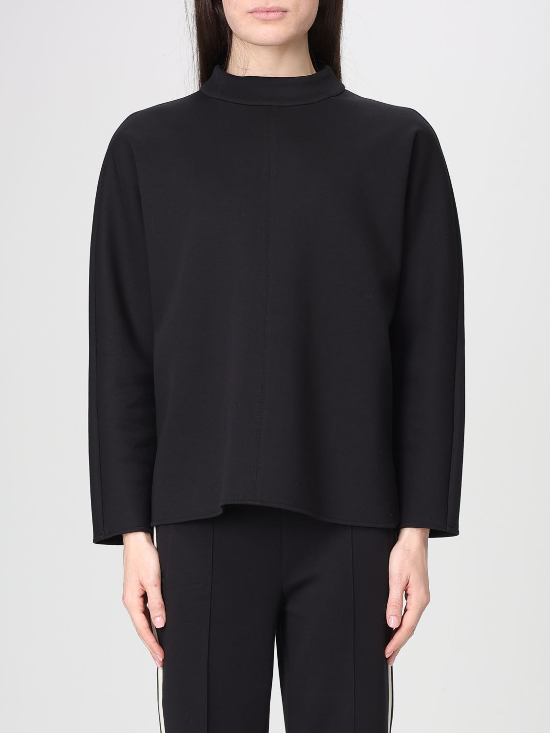 's Max Mara Crepe Blouse In Black